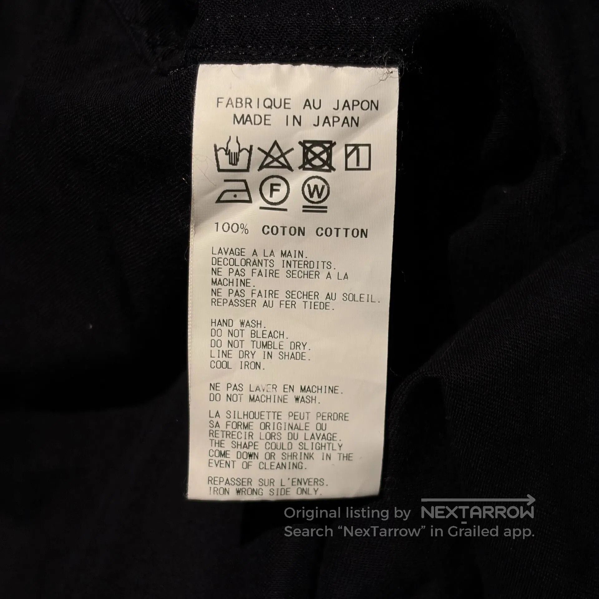 Yohji Yamamoto Yohji Yamamoto Signature Printed Work Shirt. Size US M / EU 48-50 / 2 - 7 Thumbnail