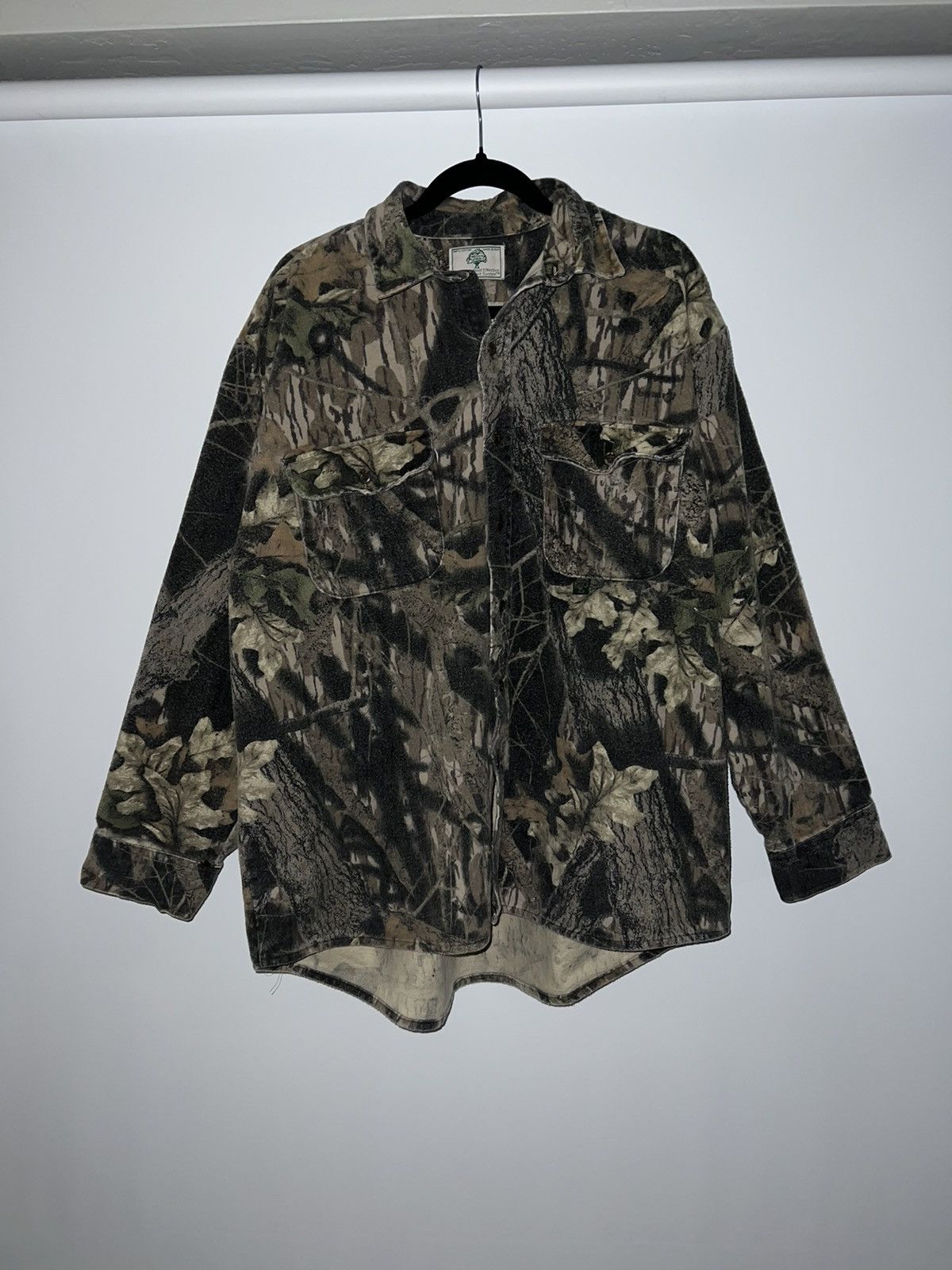 Mossy Oaks × Vintage Vintage Mossy Oak Camo Button Up Shirt Size US XL / EU 56 / 4 - 1 Thumbnail