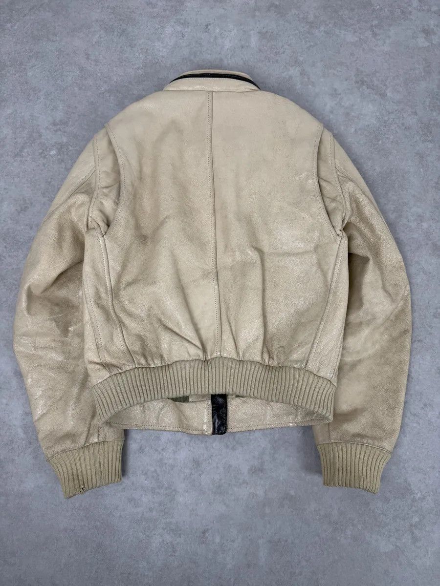 Dries Van Noten Dries Van Noten Beige Premium Leather Jacket Size US S / EU 44-46 / 1 - 2 Thumbnail