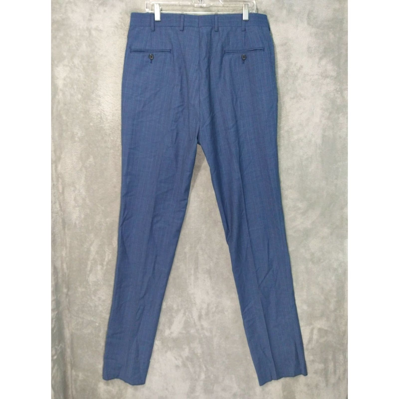 Brooks Brothers Brooks Brothers Dress Pants Mens 42x36 Blue Wool Mohair Blend Regent Fit Flat Front Slim 42 Mens Dress Pants Blue Wool Mohair Brooks Brothers Size US 42 / EU 58 - 2 Thumbnail
