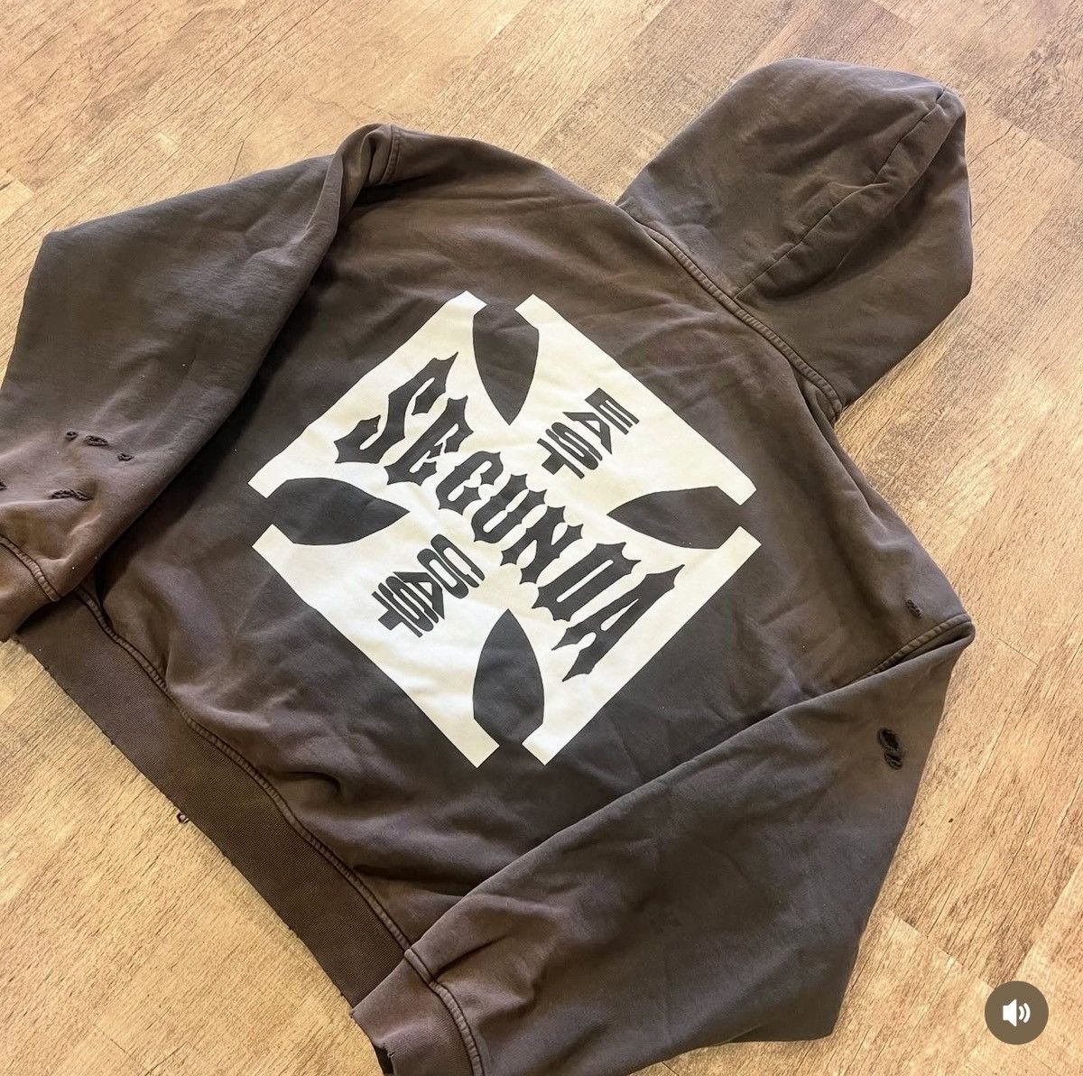 Other Segunda Ave. Cross Distressed Hoodie Size US M / EU 48-50 / 2 - 2 Thumbnail