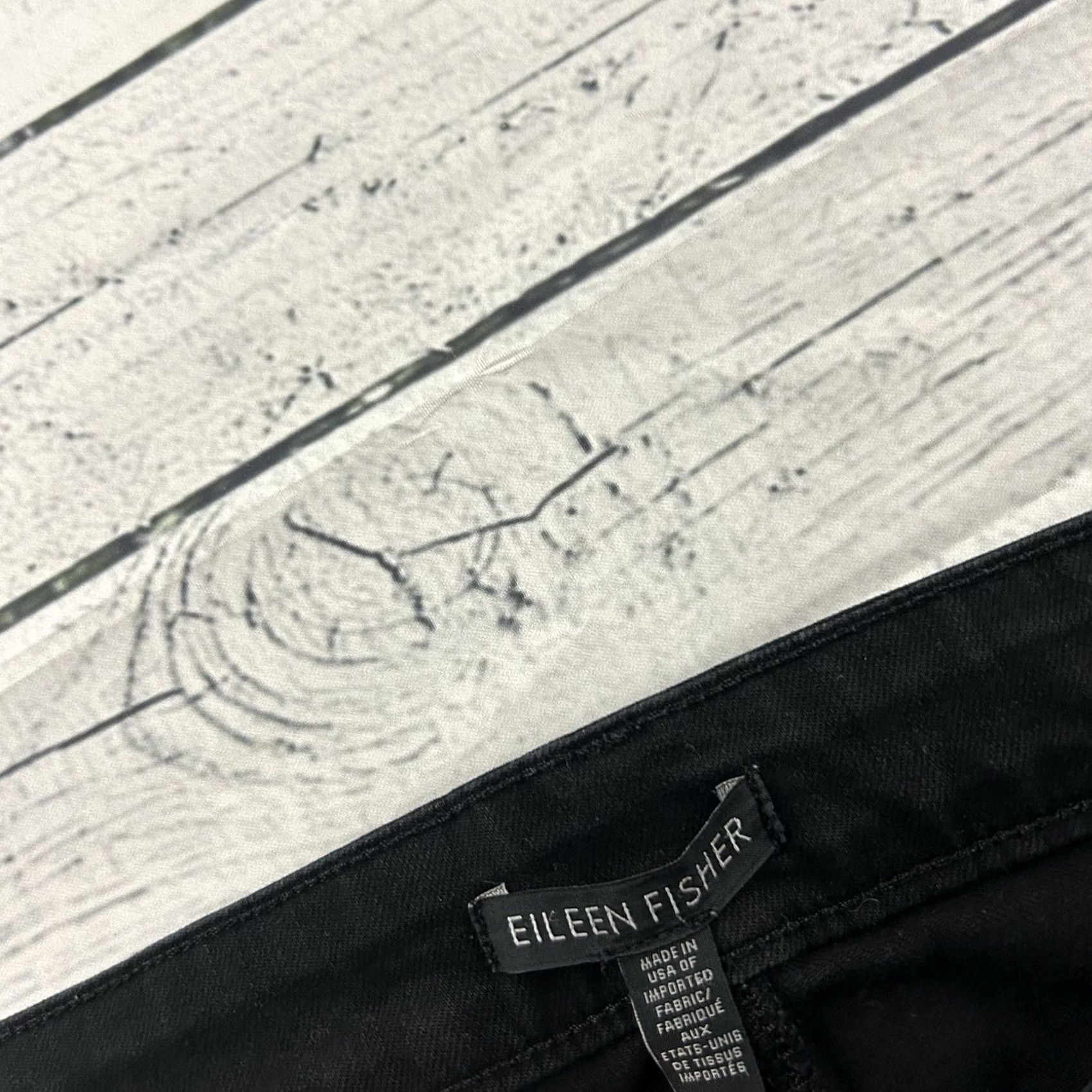 Eileen Fisher Eileen Fisher Black Denim Ankle Jeans Women's 4 Jeans Black Denim Ankle Eileen Fisher Womens 4 Size 27" / US 4 / IT 40 - 2 Thumbnail
