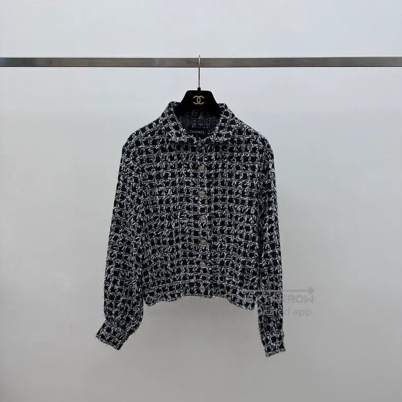 Chanel Chanel 23a Handicraft Workshop Series Black and White Plai Size XXS / US 00 / IT 34 - 3 Thumbnail