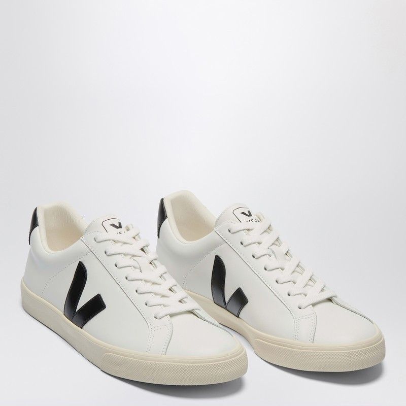 Veja Veja Sneaker Esplar In White And Black Leather Size US 8 / IT 38 - 1 Thumbnail