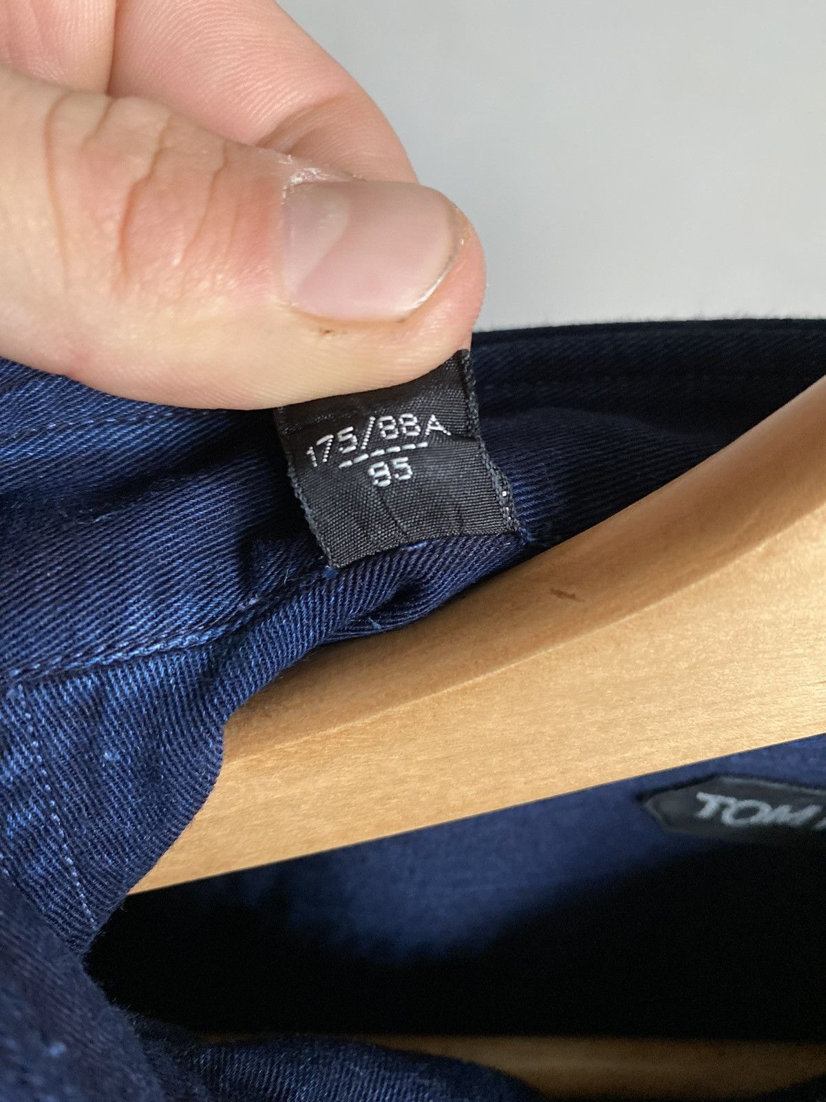 Tom Ford Tom Ford denim luxury shirt button down chest pocket Size US S / EU 44-46 / 1 - 9 Thumbnail