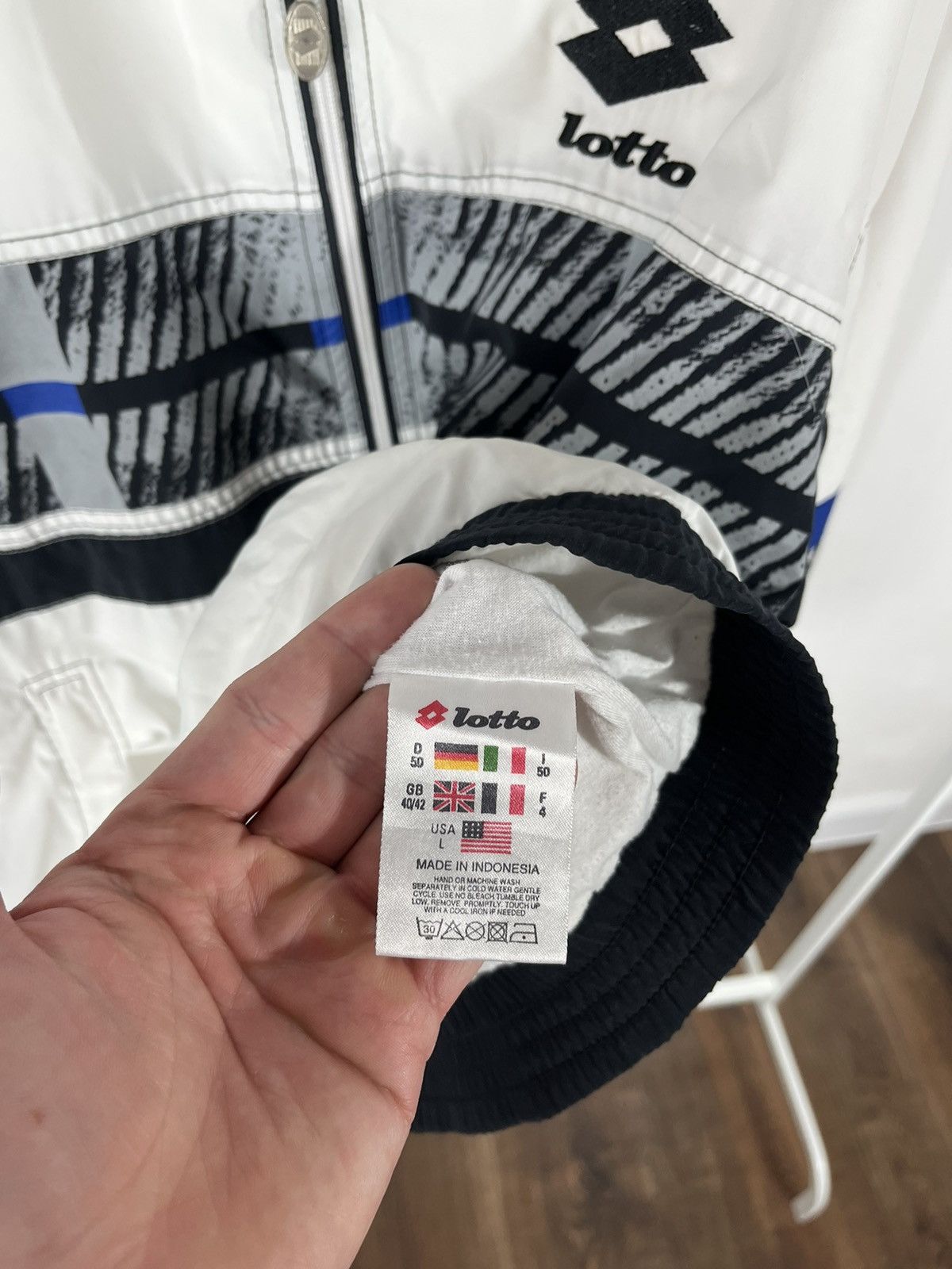Lotto Sport × Vintage 90s Lotto Boris Becker tennis track jacket Size US L / EU 52-54 / 3 - 9 Thumbnail