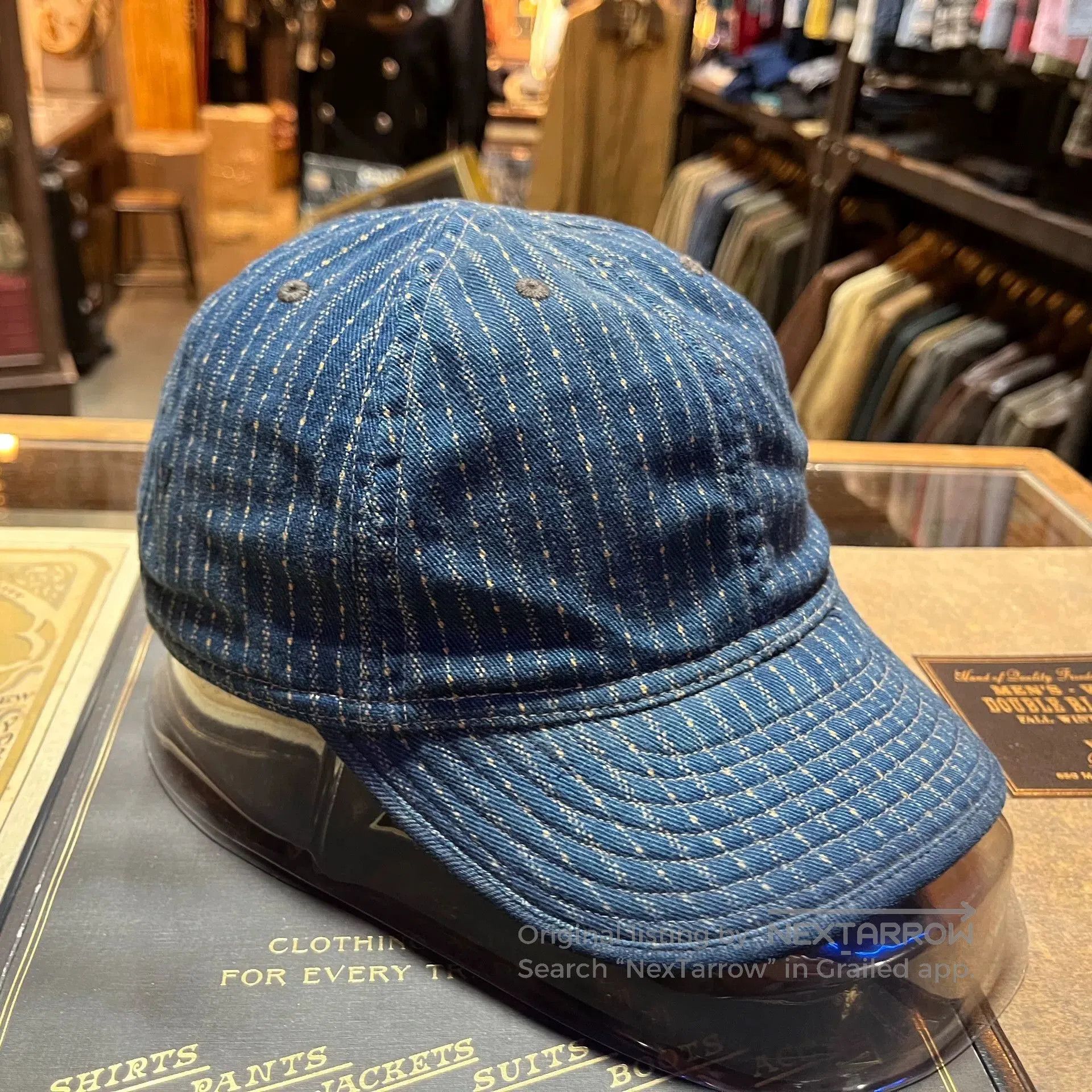 RRL Ralph Lauren rrl wabash denim cap by double rl. Size ONE SIZE - 1 Thumbnail