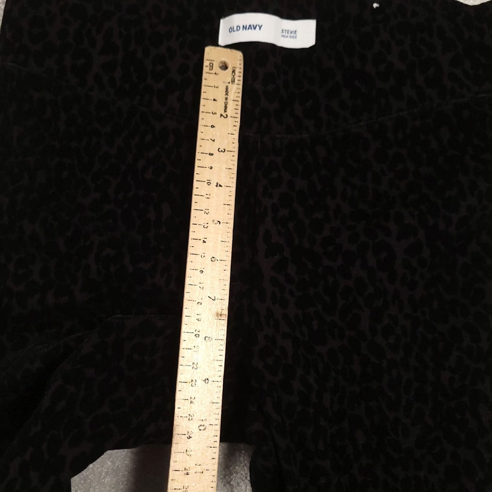 Old Navy Old Navy Leggings Womens Medium Black Stevie High Rise Stretch Pants Size 32" / US 10 / IT 46 - 7 Thumbnail