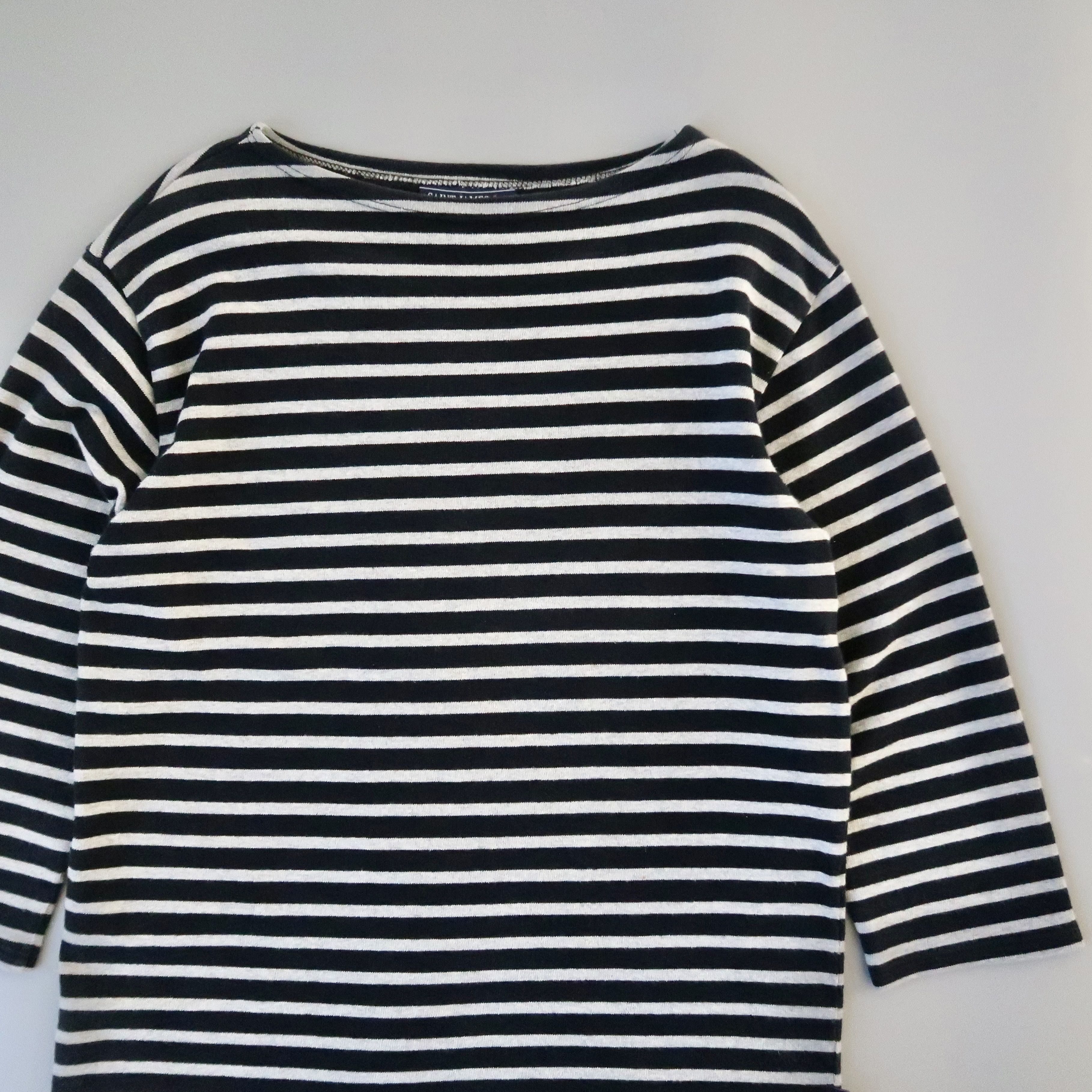 Saint James SAINT JAMES lis heavyweight cotton 3/4 sleeve breton shirt Size US M / EU 48-50 / 2 - 2 Thumbnail