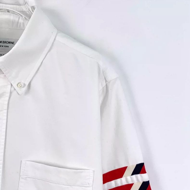 Thom Browne Thom Browne size3 Cotton lapel single row button long sleev Size US L / EU 52-54 / 3 - 3 Thumbnail