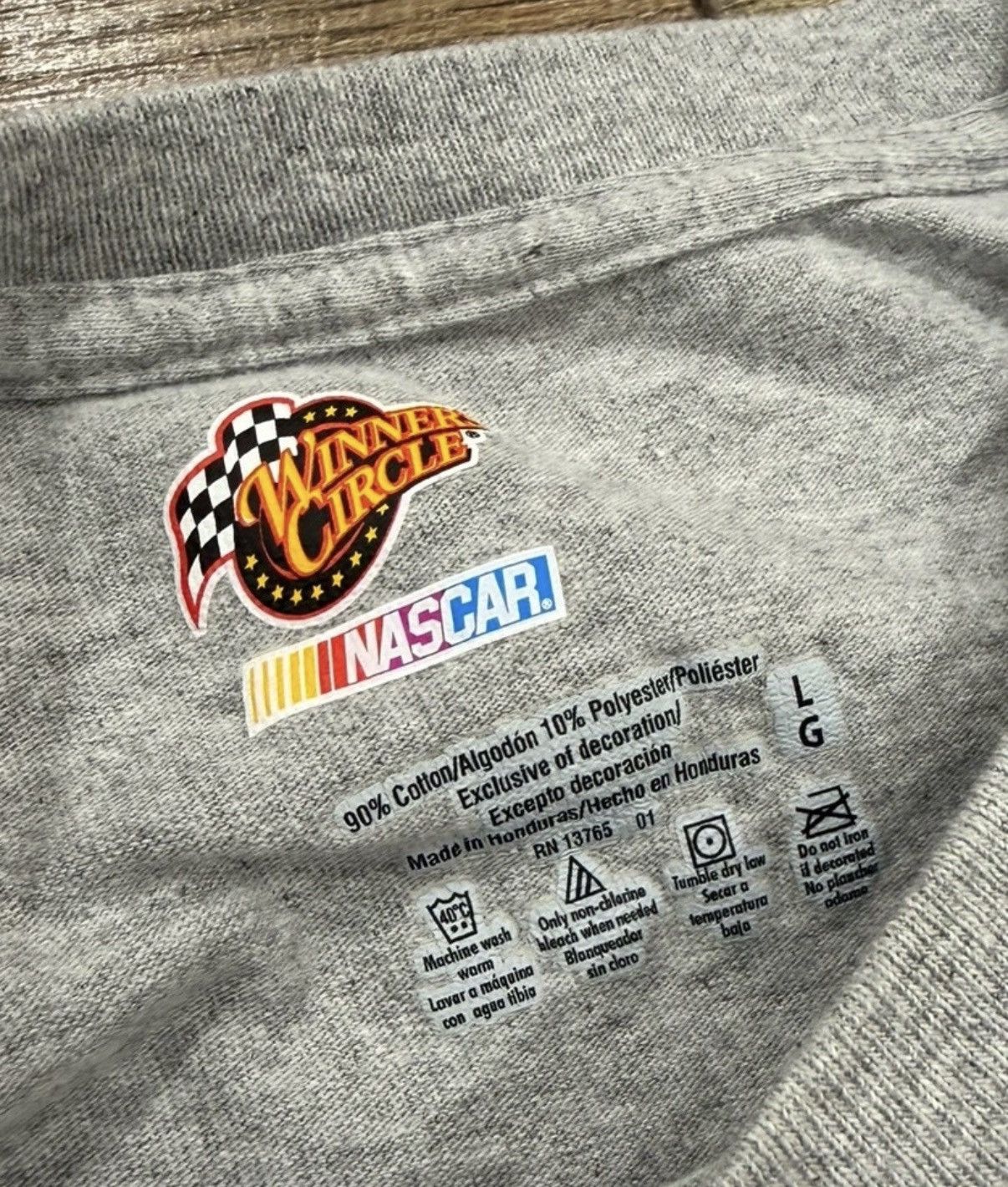NASCAR Nascar Daytona 500 Double Sided Tee Grey Large Y2k Grunge 09 Size US L / EU 52-54 / 3 - 3 Thumbnail