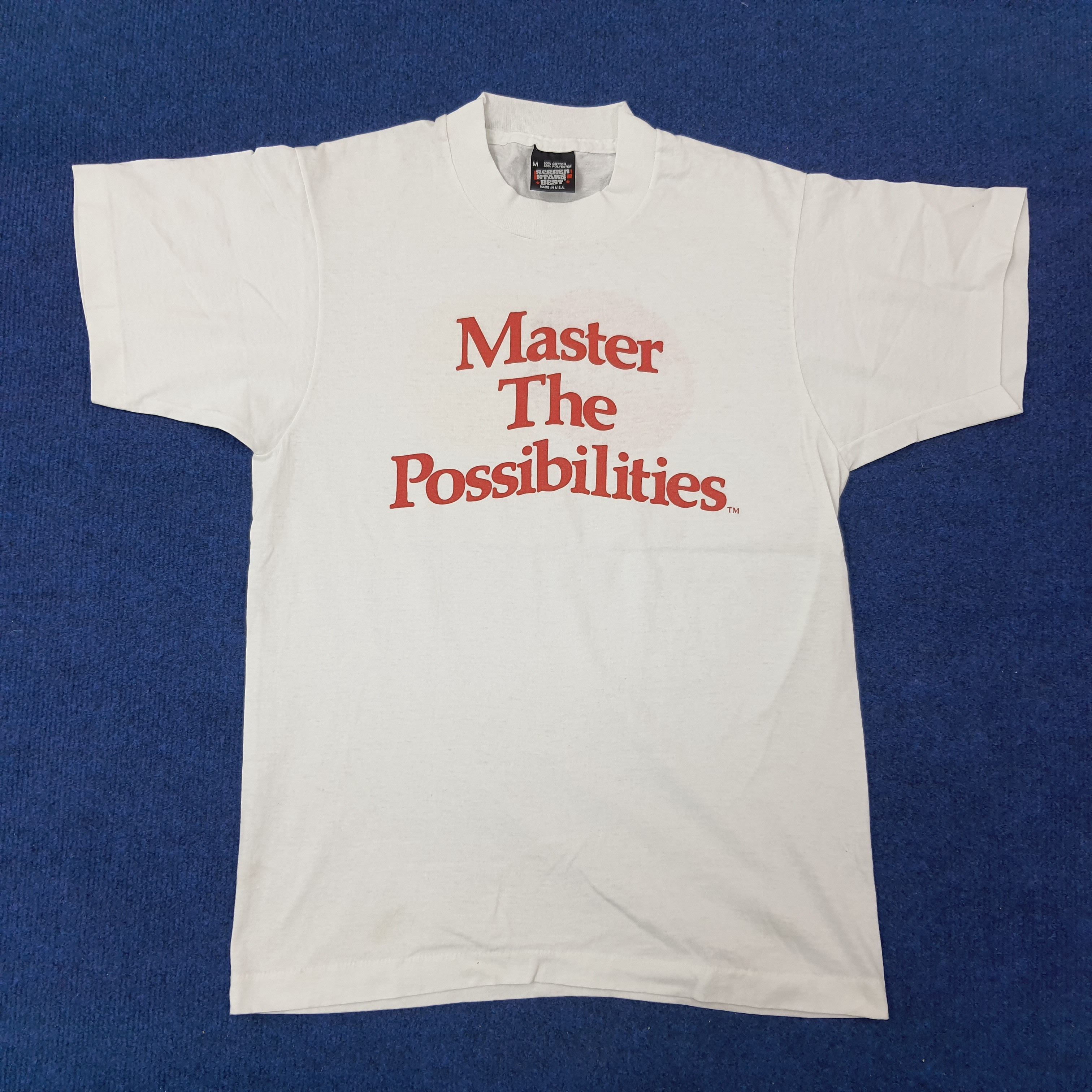 Vintage Vintage Master Card Master the Possibilities Tshirt C249N76 Size US S / EU 44-46 / 1 - 3 Thumbnail