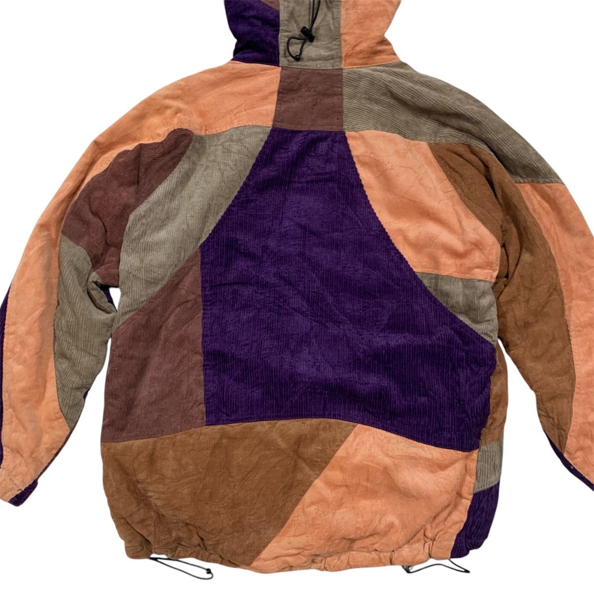 Japanese Brand Vtg Phatee Wear Thermolite Patchwork Cord Puffer Jacket Size US L / EU 52-54 / 3 - 7 Thumbnail