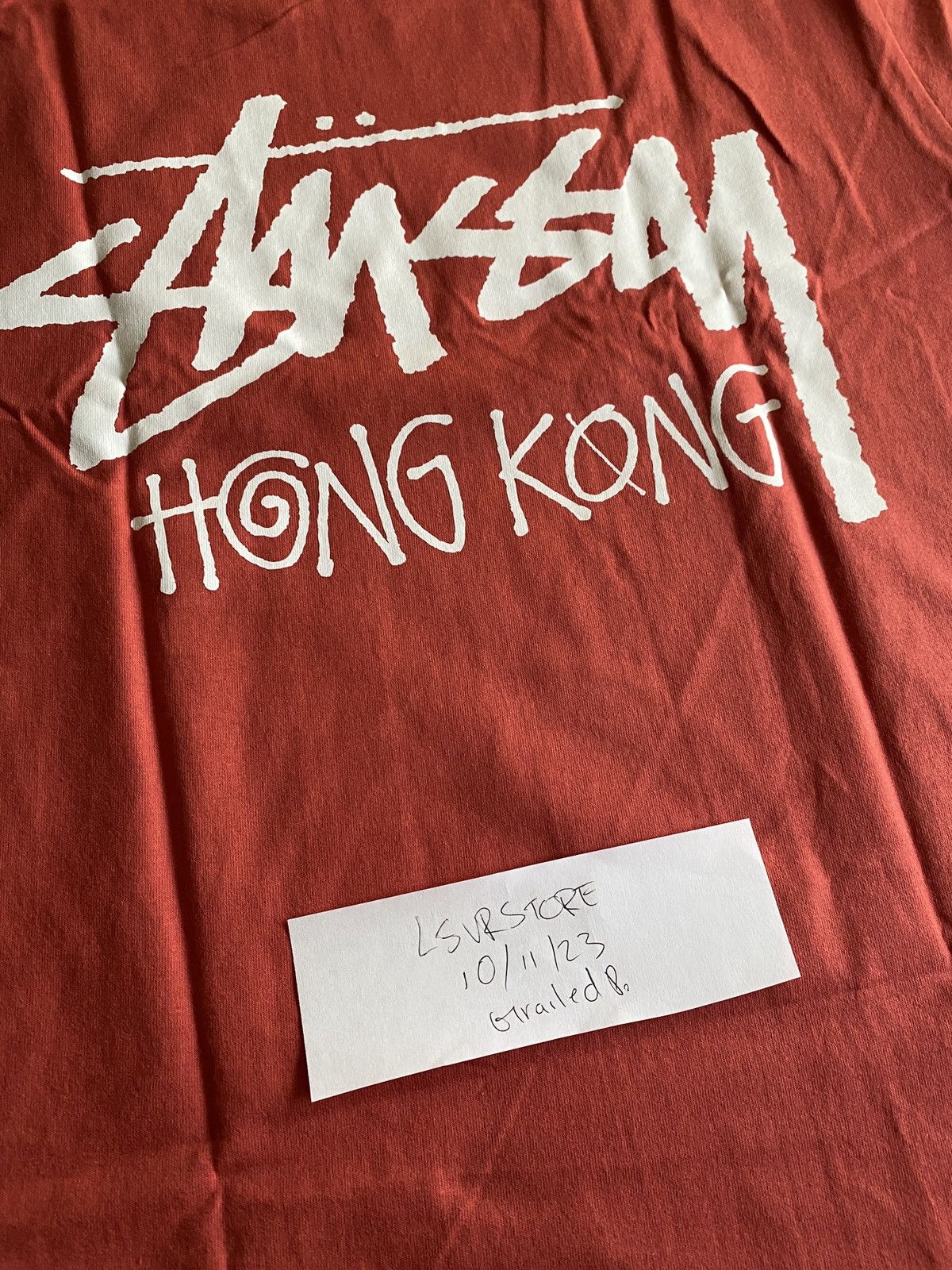 Stussy Stussy Hong Kong Exclusive Tee Pepper Large | Grailed