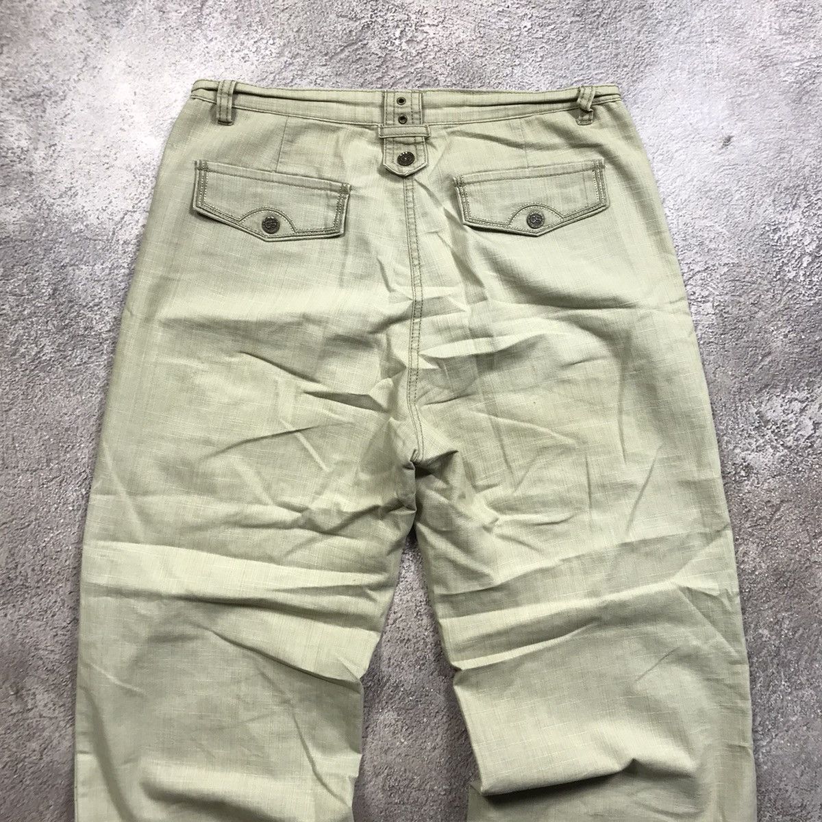 Vintage Y2K Baggy Distressed Cargo Pants Tactical Streetwear Logo 30 Size 30" / US 8 / IT 44 - 5 Thumbnail