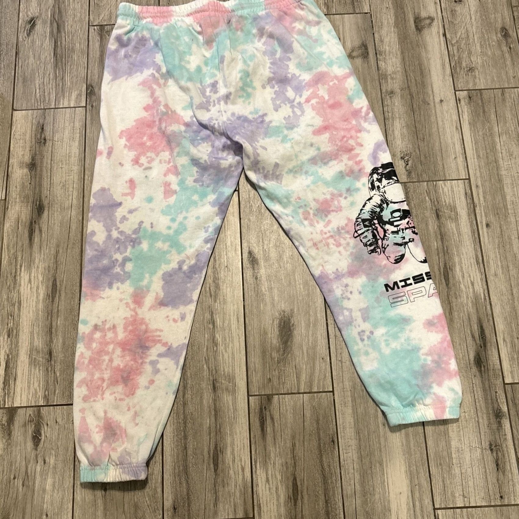 NASA NASA Pants Womens M White Pastel Astronaut Hyper Space Mission Jogger Space Pockets Womens/M Mens Size 32" / US 10 / IT 46 - 4 Thumbnail