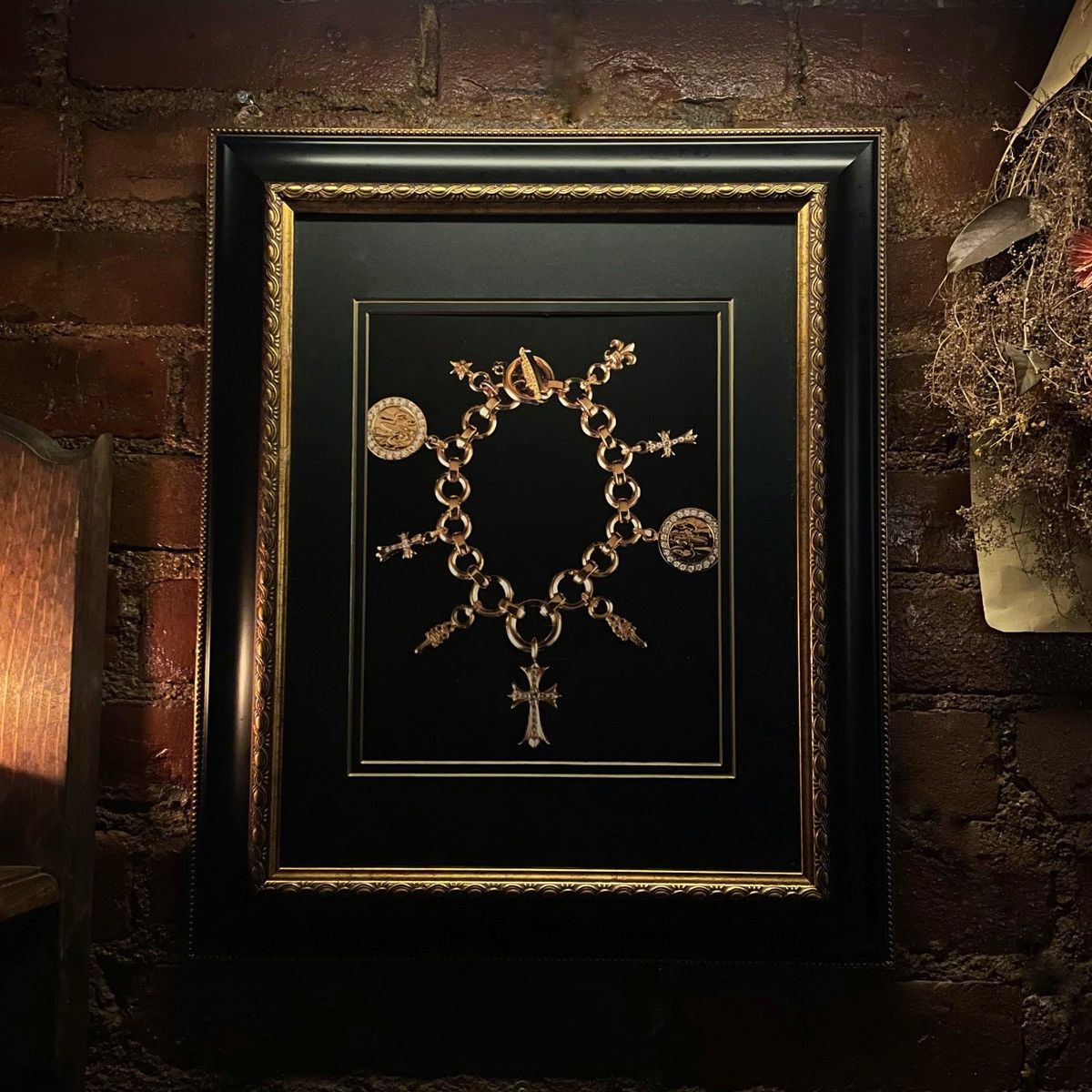 Chrome Hearts Chrome Hearts “O” Ring Gold Bracelet with Charms Poster Size ONE SIZE - 2 Thumbnail