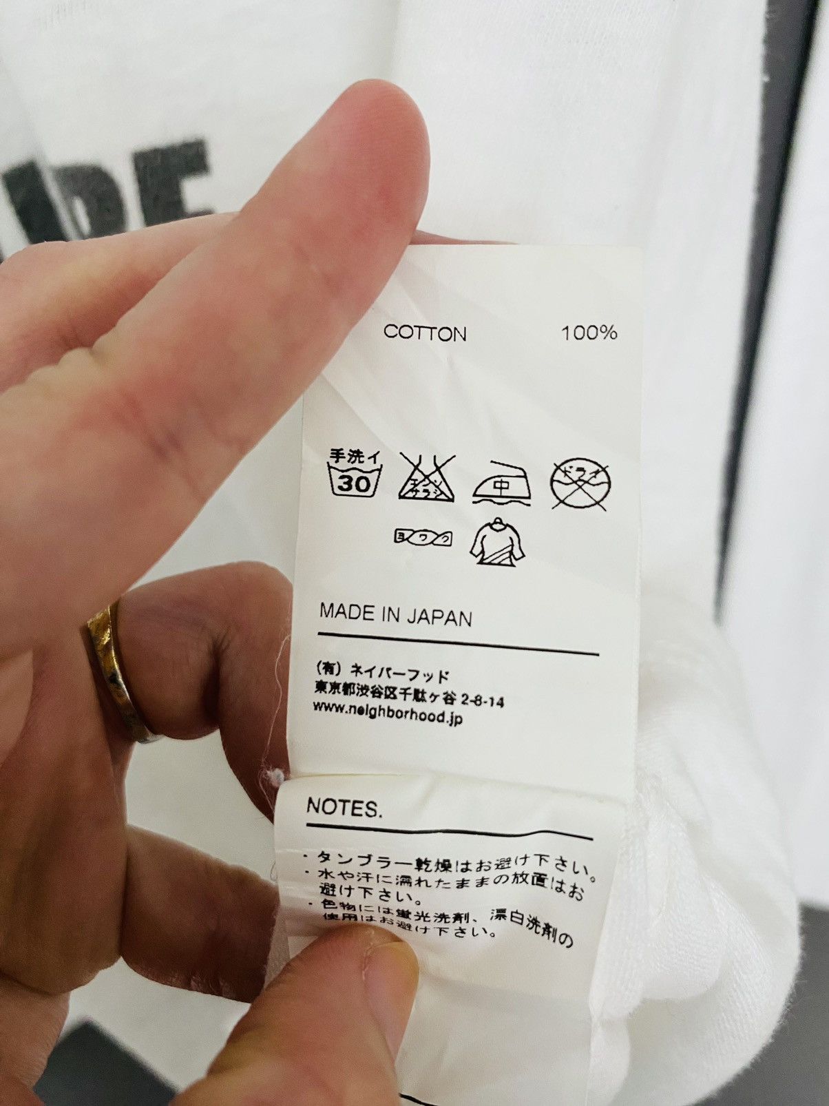 Neighborhood Vintage Japanese Brand Neighborhood X Luker Tshirt 1990s Size US M / EU 48-50 / 2 - 5 Thumbnail
