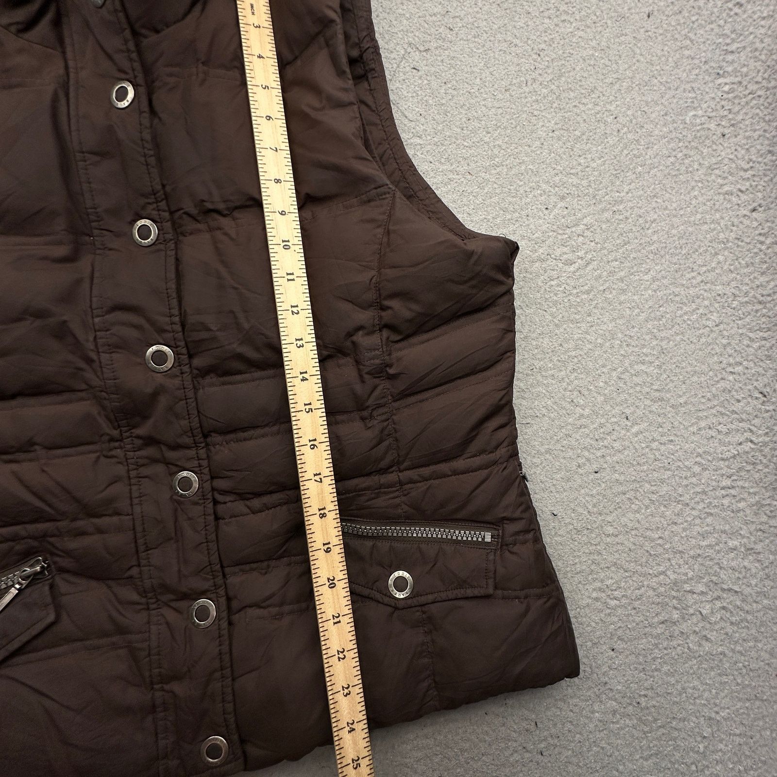 Eddie Bauer Eddie Bauer Goose Down Brown Vest Womens XL Zip Jacket 700 Size XL / US 12-14 / IT 48-50 - 9 Thumbnail