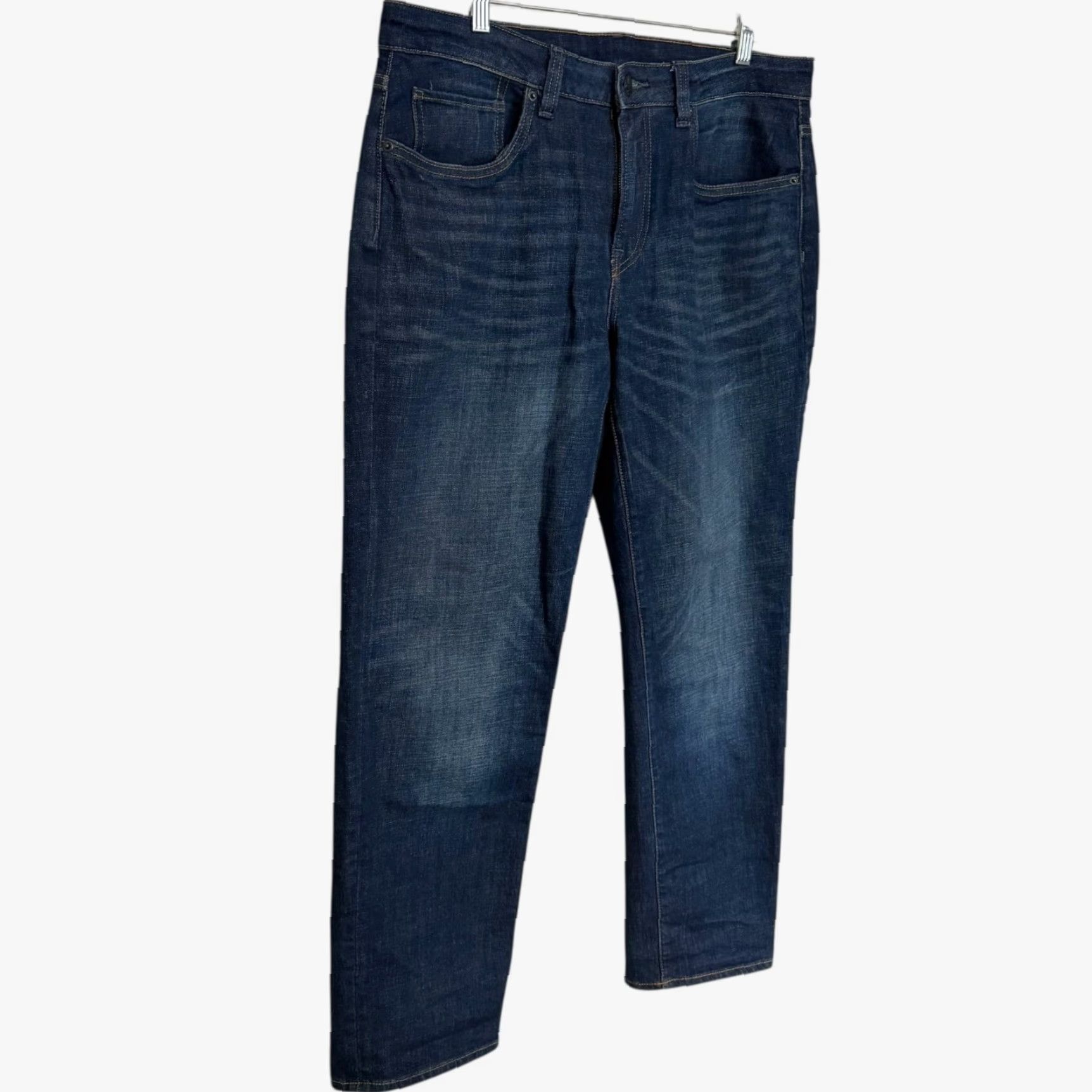 Buffalo David Bitton Buffalo David Bitton Ben Relaxed-Fit Tapered Denim Jeans Blue Men's 34X30 Jeans Size US 34 / EU 50 - 3 Thumbnail