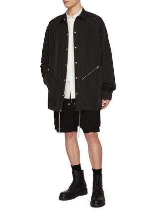 Rick Owens o1y0325 Solid Color Shirt in White Size US M / EU 48-50 / 2 - 5 Thumbnail