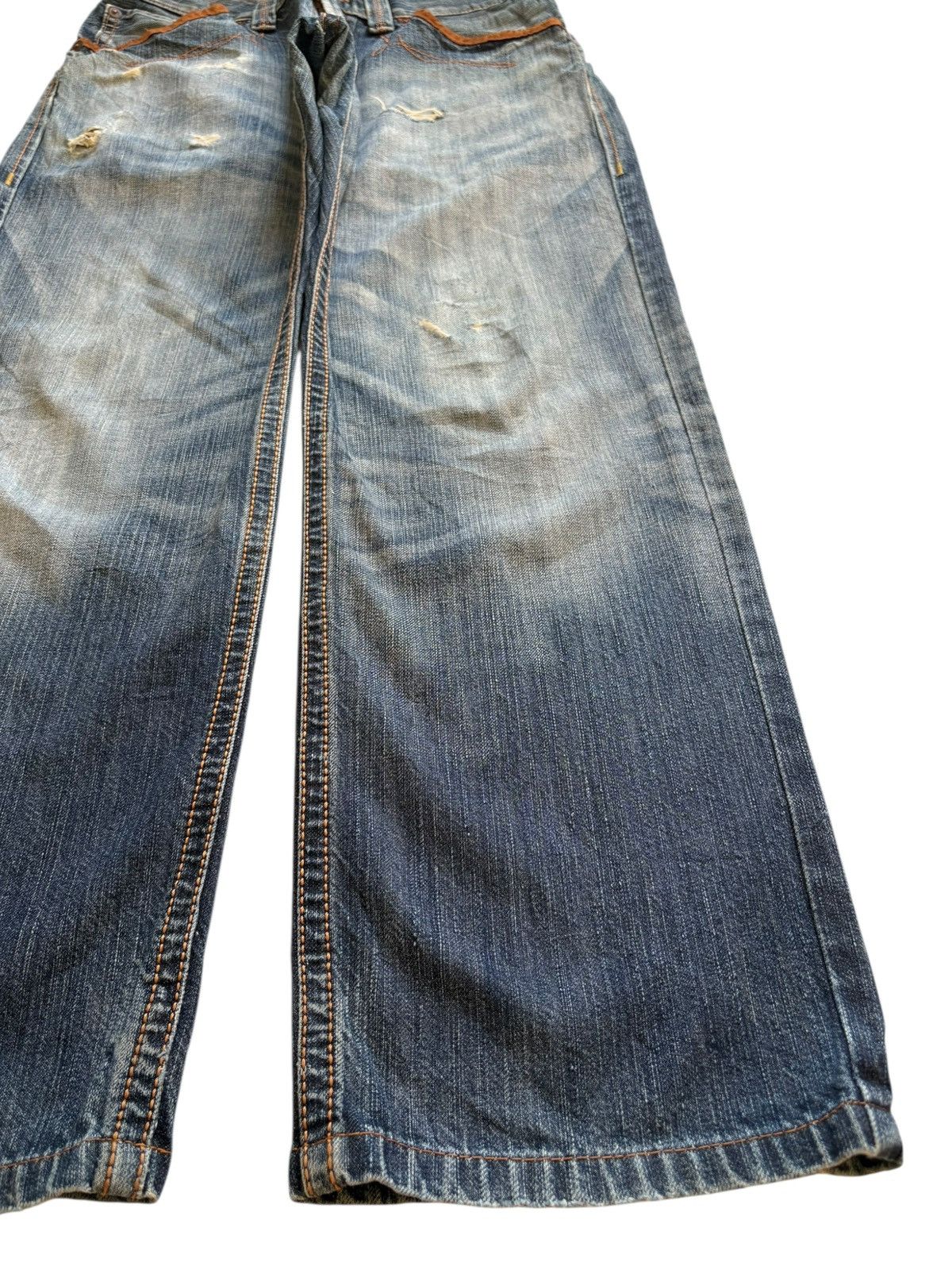 Edwin Exclusive Vintage Edwin 434 Faded Wash Distressed Loose Jean Size US 32 / EU 48 - 7 Thumbnail