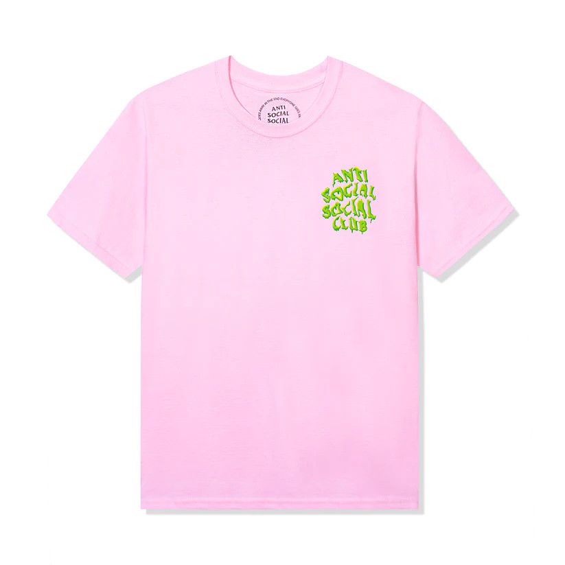 Anti Social Social Club Melt Away Pink Tee ASSC DS