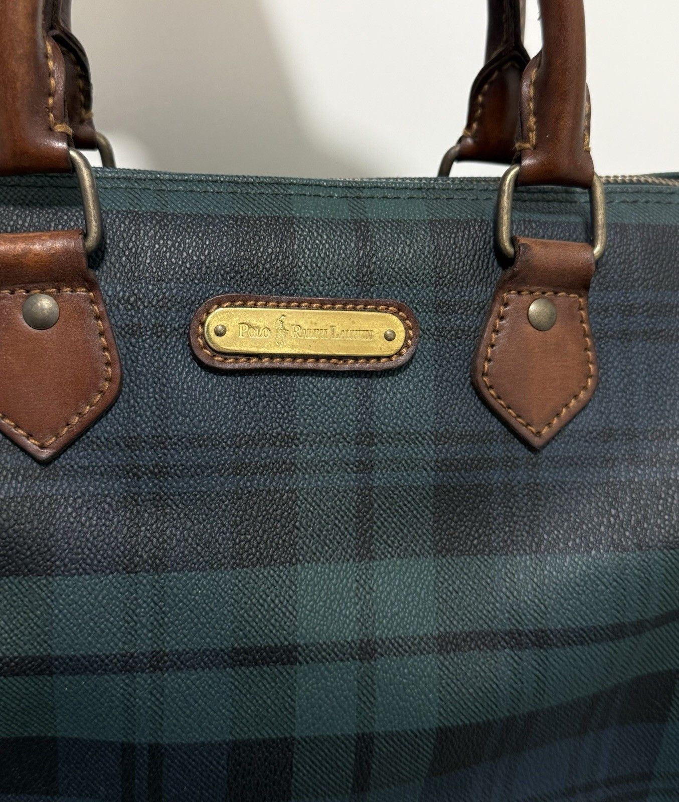 Polo Ralph Lauren DDP Vintage Polo Ralph Lauren Plaid Speedy Small Boston Bag Size ONE SIZE - 5 Thumbnail