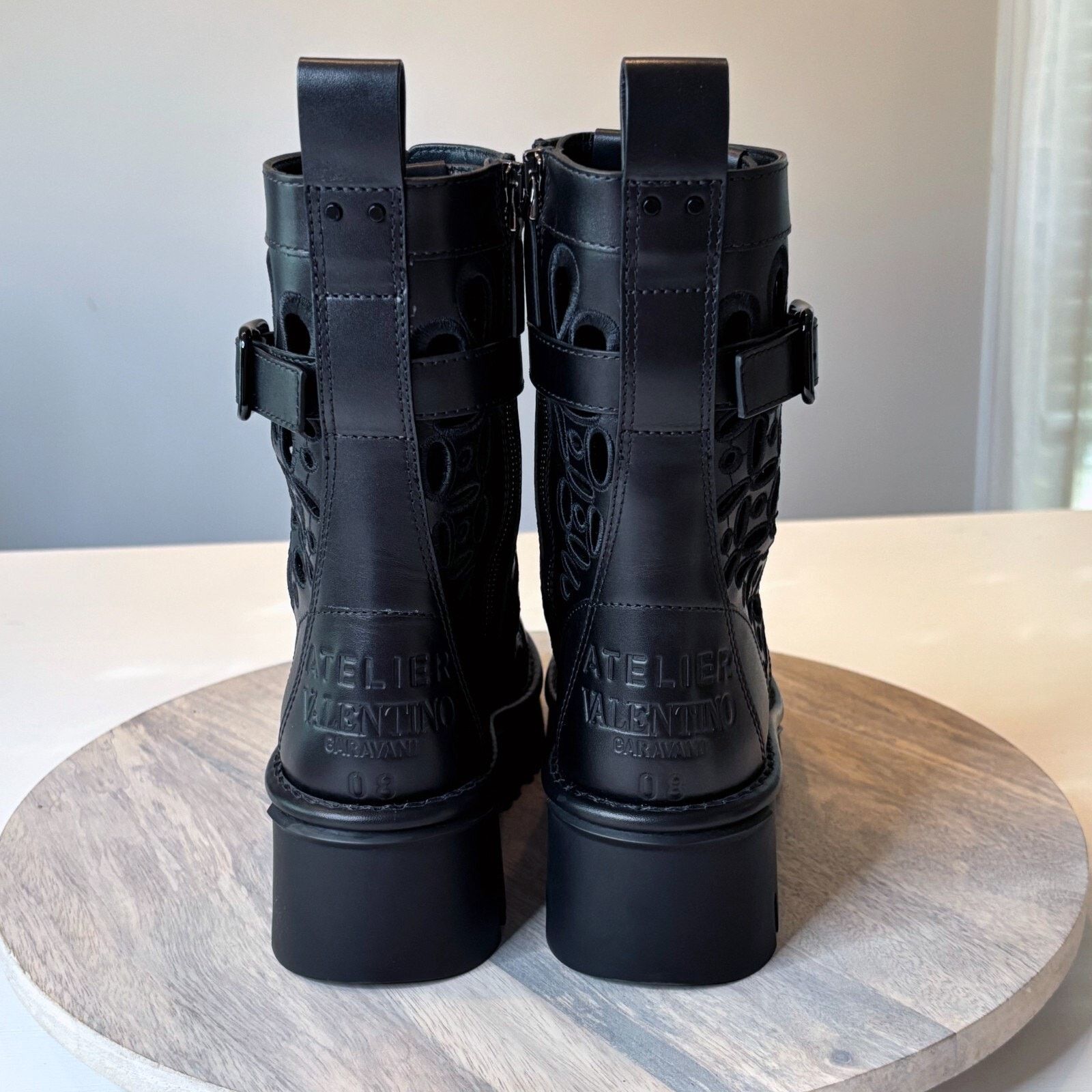 Valentino Valentino Atelier San Gallo Combat Boots EU Size 35 US 5 Size US 5 / IT 35 - 8 Thumbnail