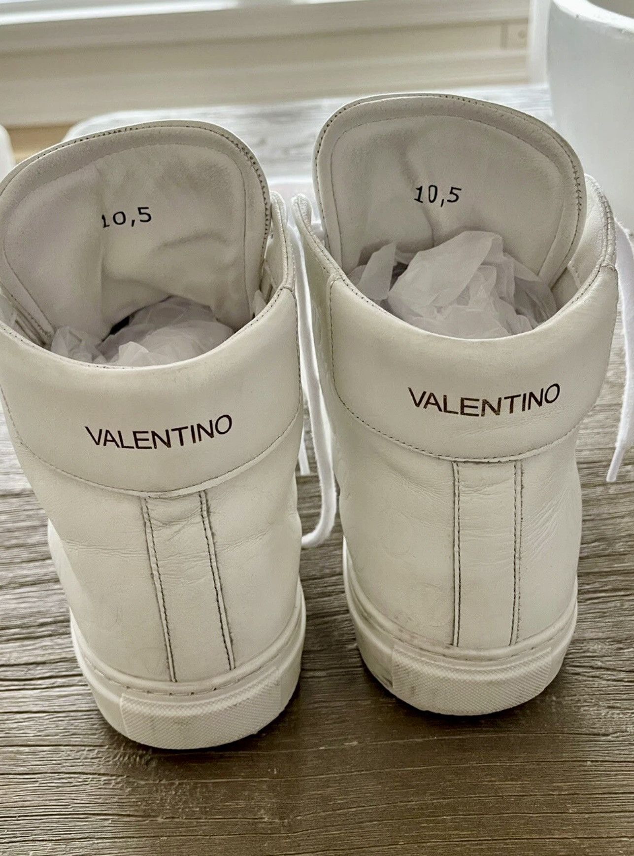 Valentino Valentino leather sneakers Size US 10.5 / EU 43-44 - 4 Thumbnail