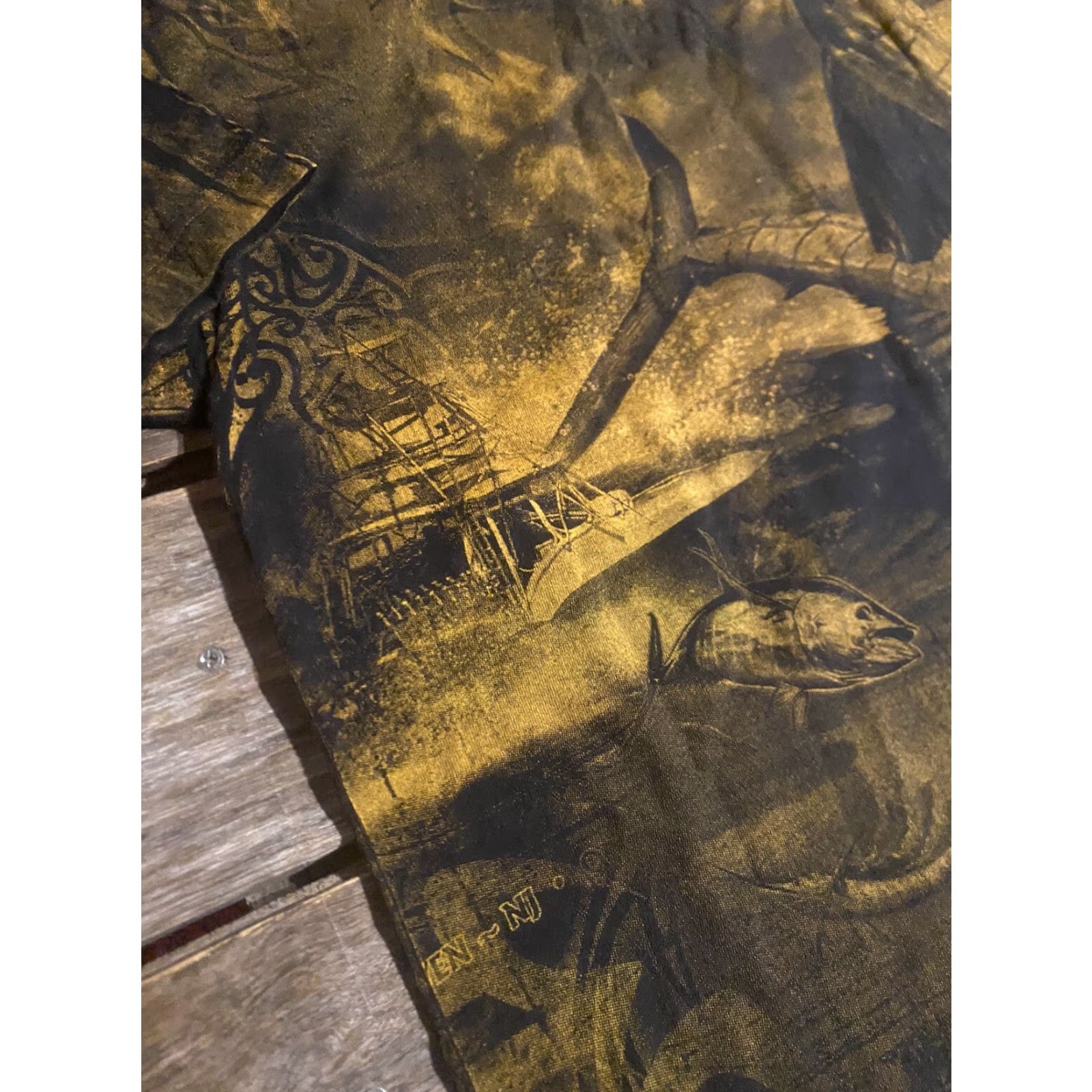 Vintage VINTAGE Euro Cozumel Mexico Shirt Mens Large L Brown Ocean Life Graphic Tee 90s Sportswear/Beach Fish World Decade 1990s Size US L / EU 52-54 / 3 - 4 Thumbnail