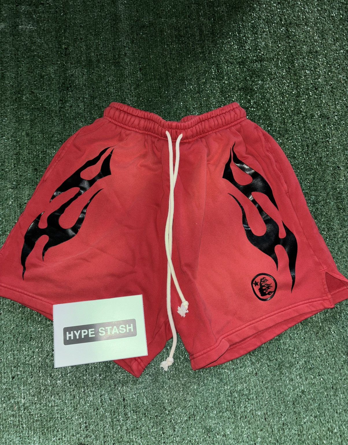 Hellstar Red Flame Shorts