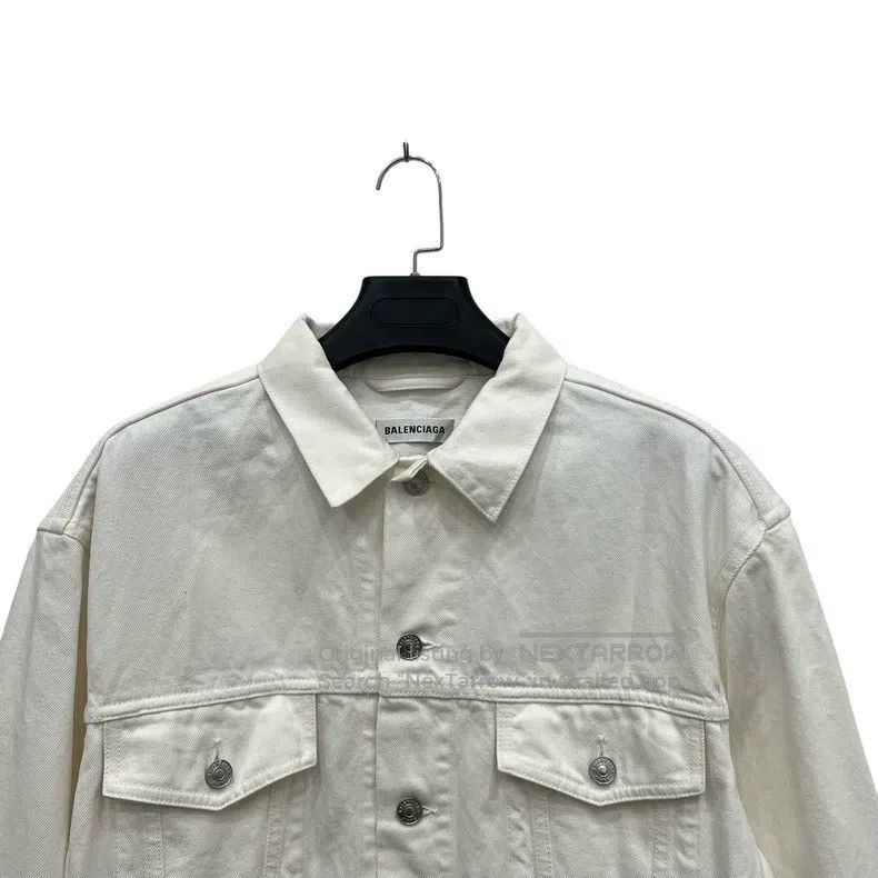 Balenciaga Balenciaga Back Logo Denim Jacket Size US S / EU 44-46 / 1 - 3 Thumbnail