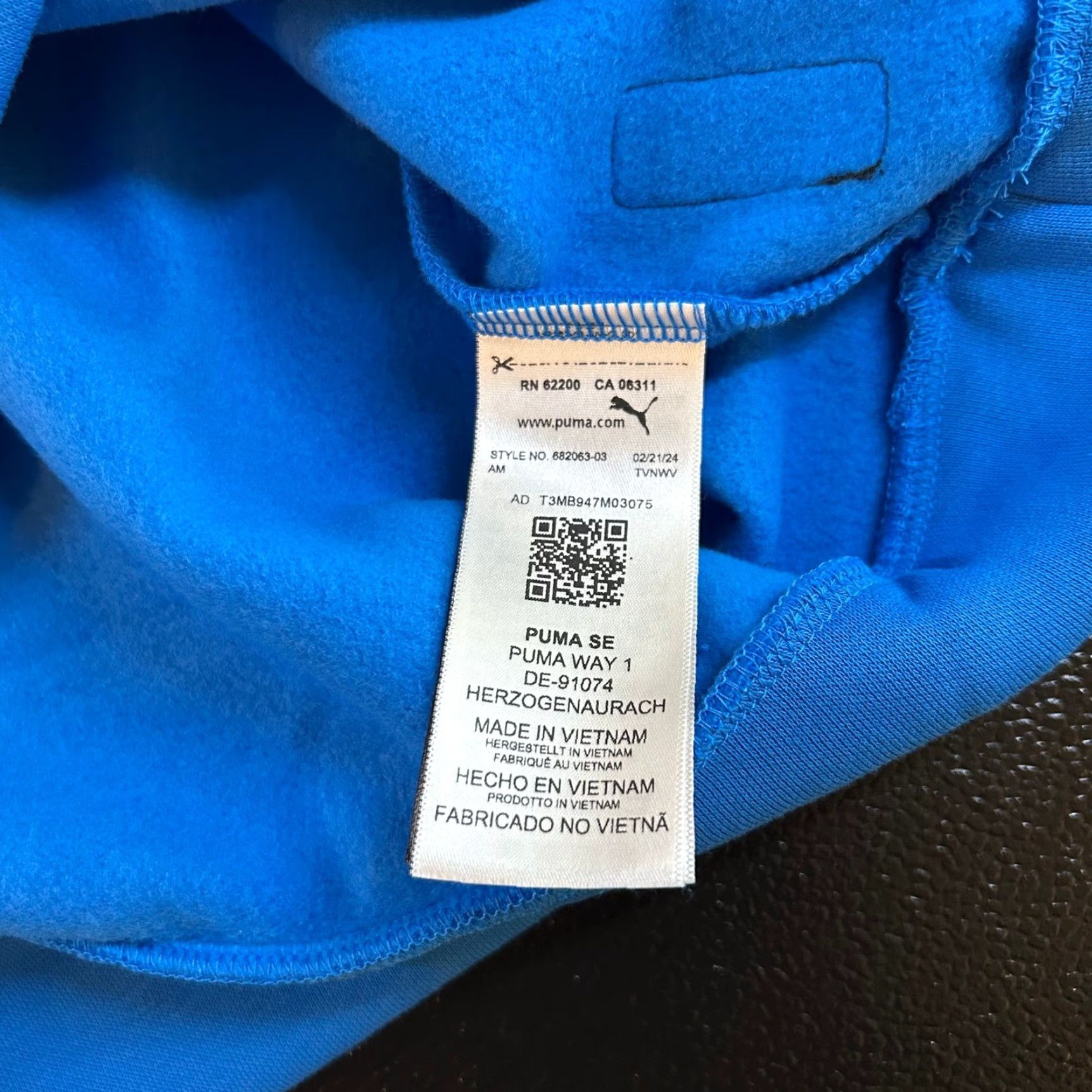 Puma Puma Hoops Sleeveless Hoodie Basketball Graphic Pullover Blue Mens L Size US L / EU 52-54 / 3 - 6 Thumbnail