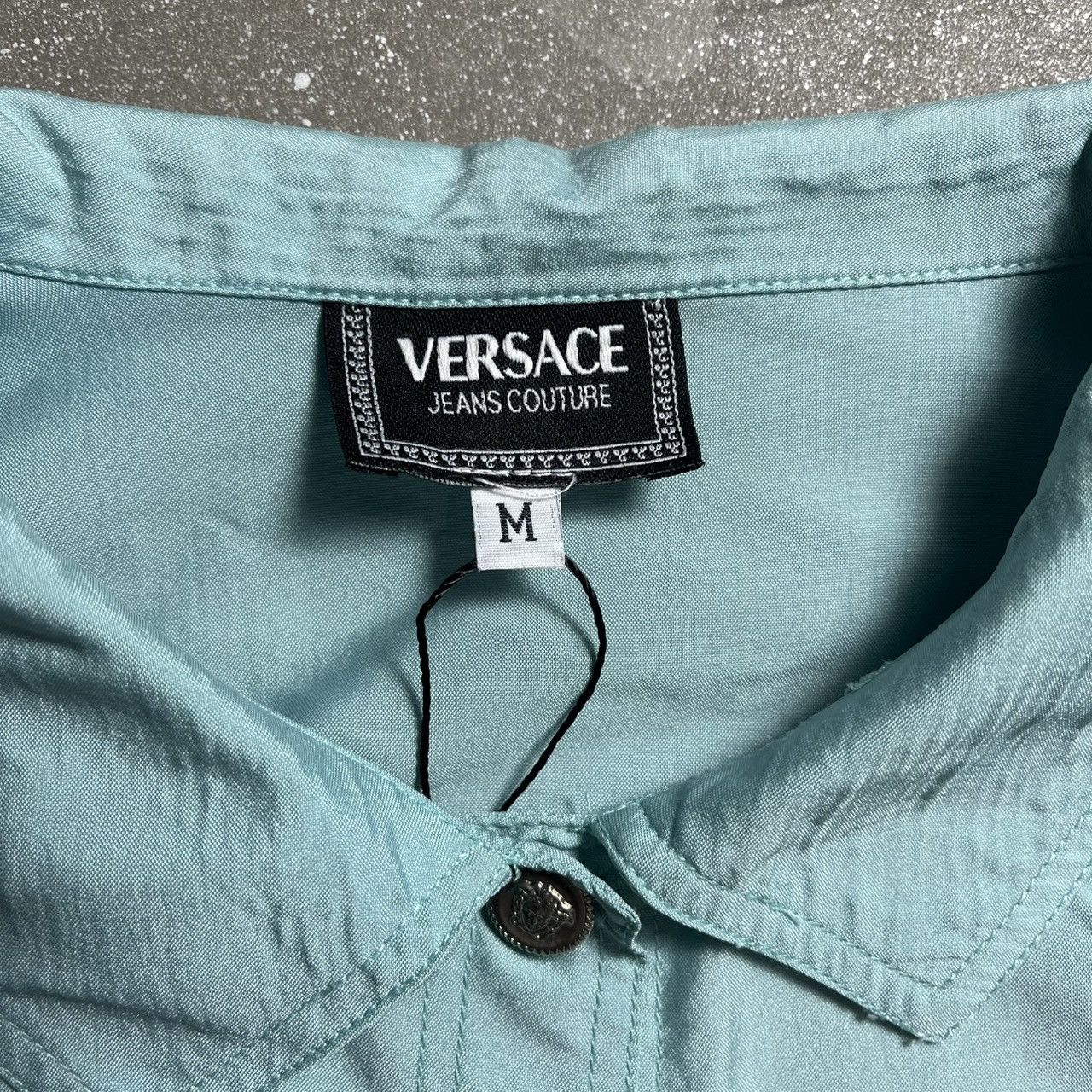 Versace × Versace Jeans Couture × Versus Versace Jeans Couture Blue Shirt Size US M / EU 48-50 / 2 - 2 Thumbnail
