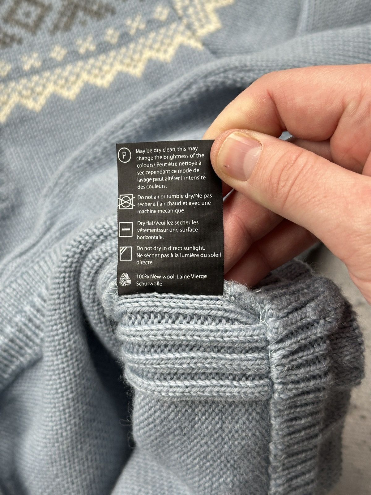 Dale Of Norway Dale Of Norway Olympic Nordic Knit Wool Sweater Blue Grey Size S / US 4 / IT 40 - 15 Thumbnail