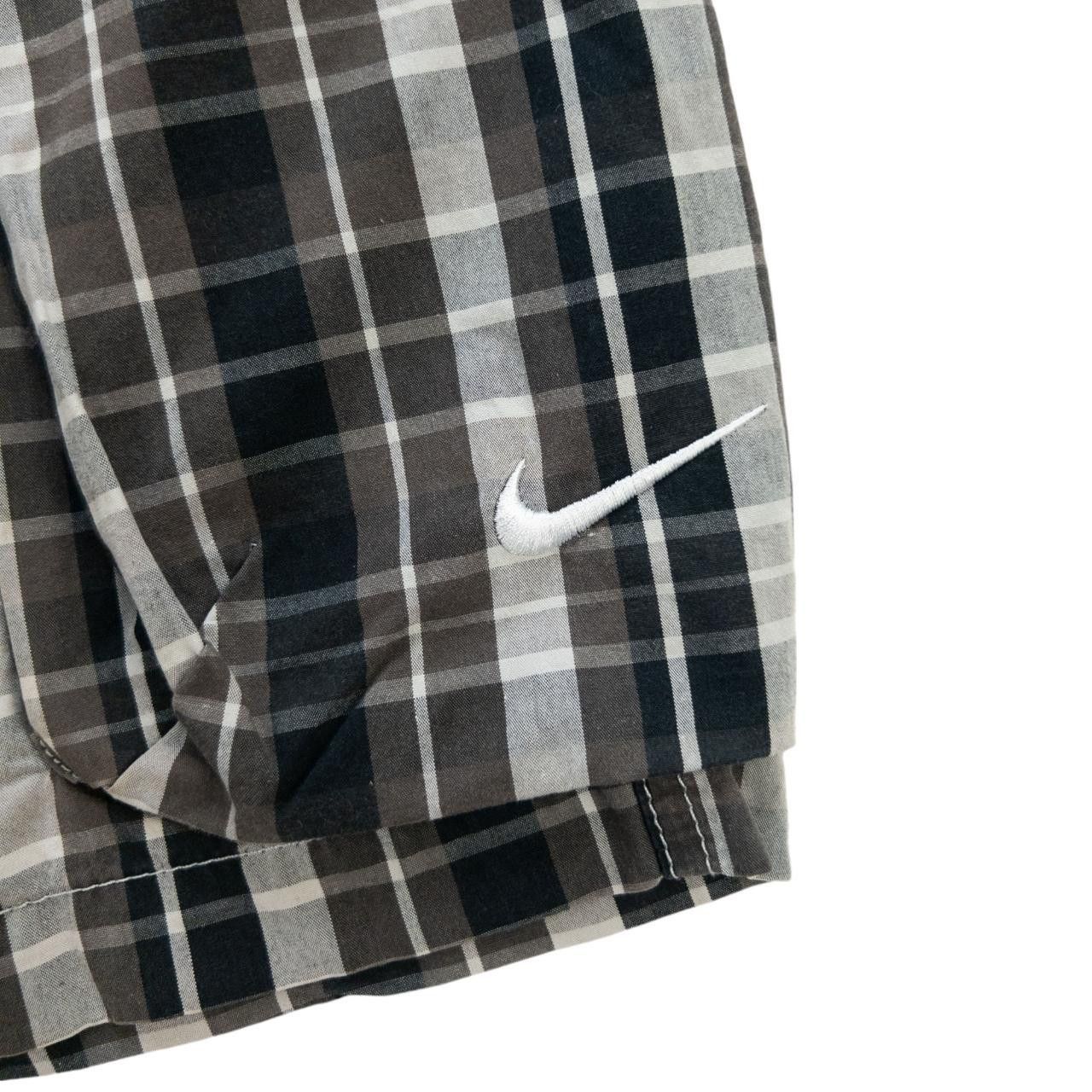 Nike Vintage Nike Check Cargo Shorts Size W33 Size US 33 - 5 Thumbnail