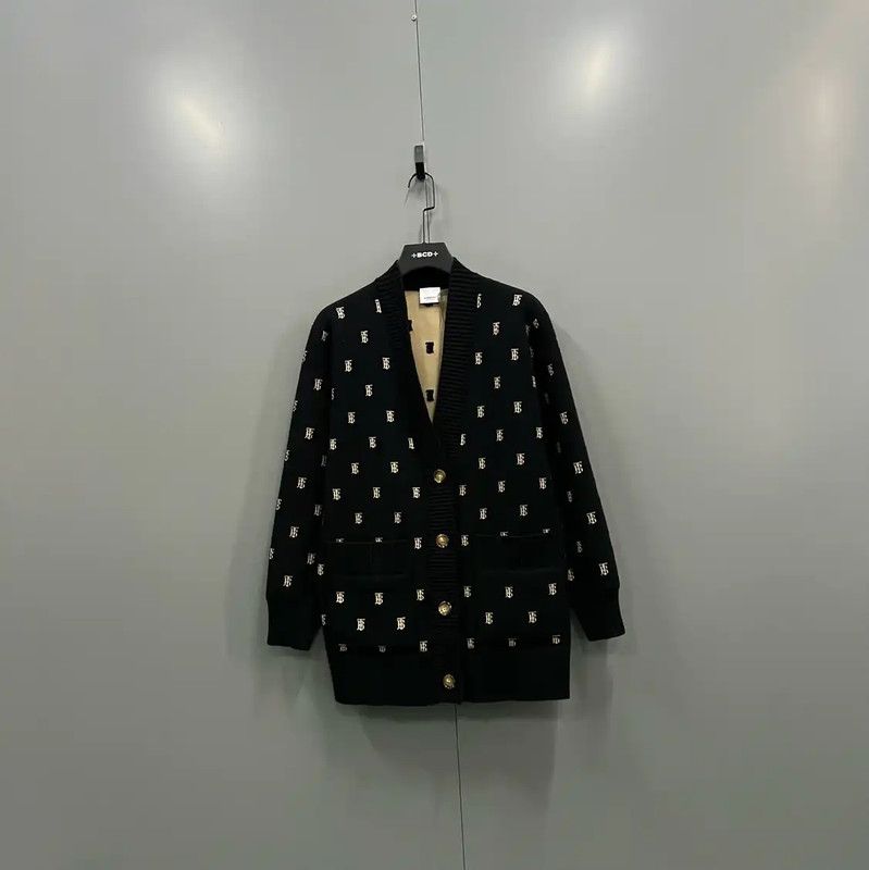 Burberry Burberry Black Wool Cardigan for Women Size M / US 6-8 / IT 42-44 - 1 Thumbnail