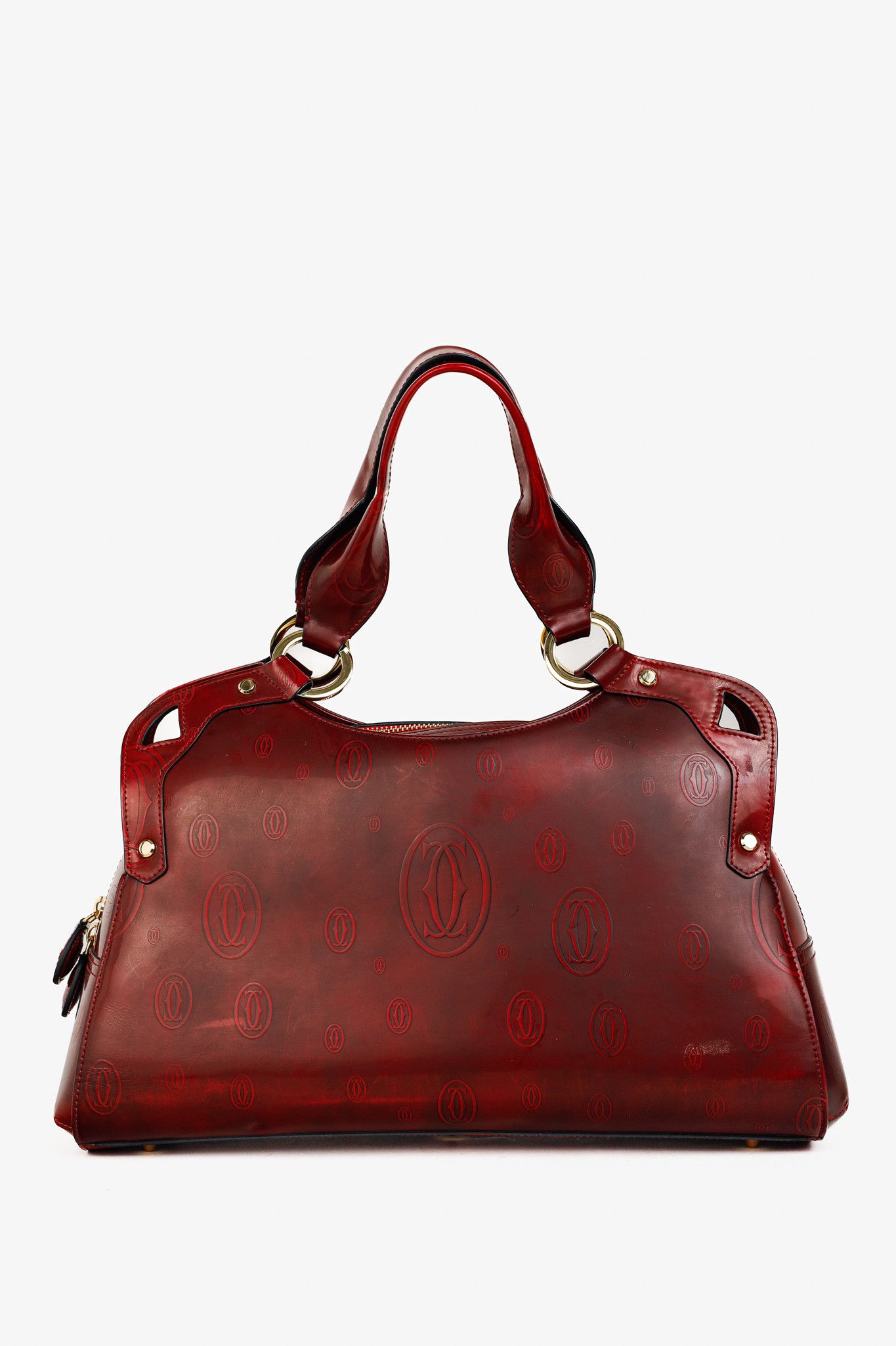 Cartier Cartier Marcello Red Happy Birthday Leather Shoulder Bag Size ONE SIZE - 1 Thumbnail