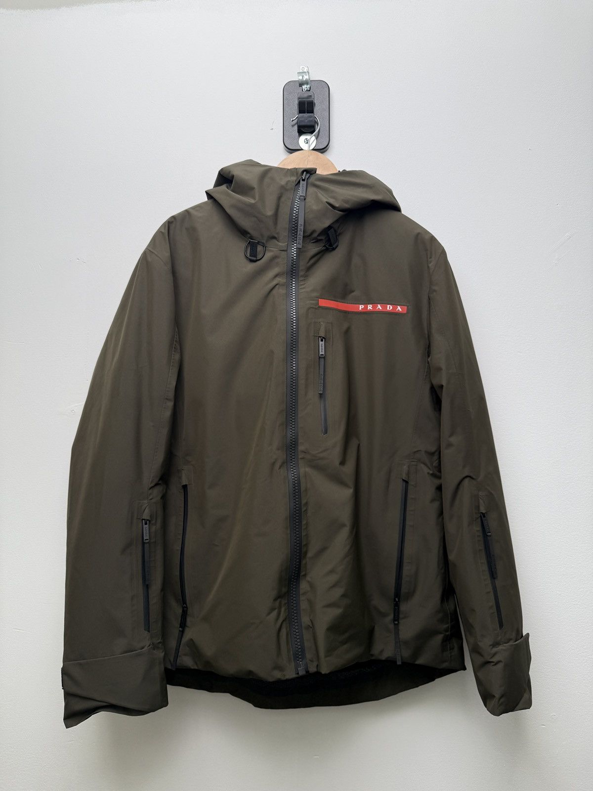 Prada New Prada Tech Ski Puffer Zip Jacket Coat Size US L / EU 52-54 / 3 - 1 Thumbnail