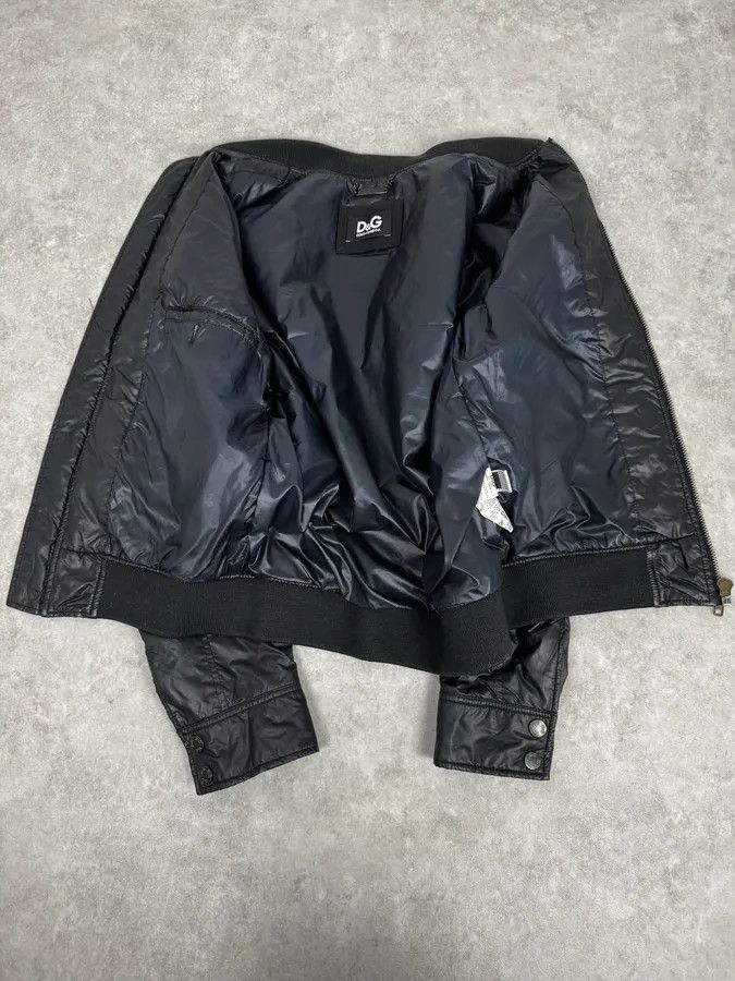Dolce & Gabbana 2000s Dolce & Gabbana Black Nylon Bomber Jacket Size US S / EU 44-46 / 1 - 7 Thumbnail