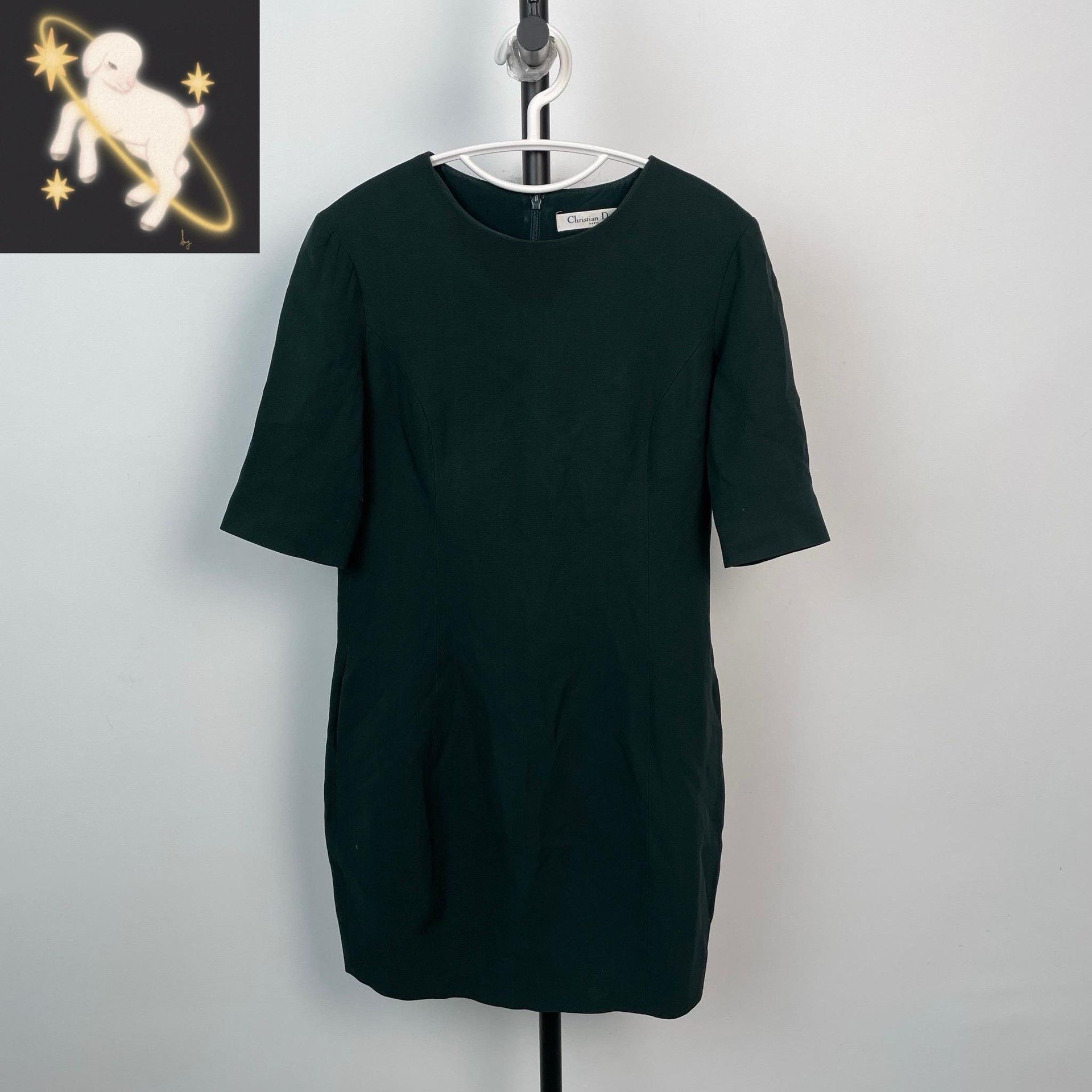 Dior Dior Silk Green Dress 38 Women Size S / US 4 / IT 40 - 1 Thumbnail
