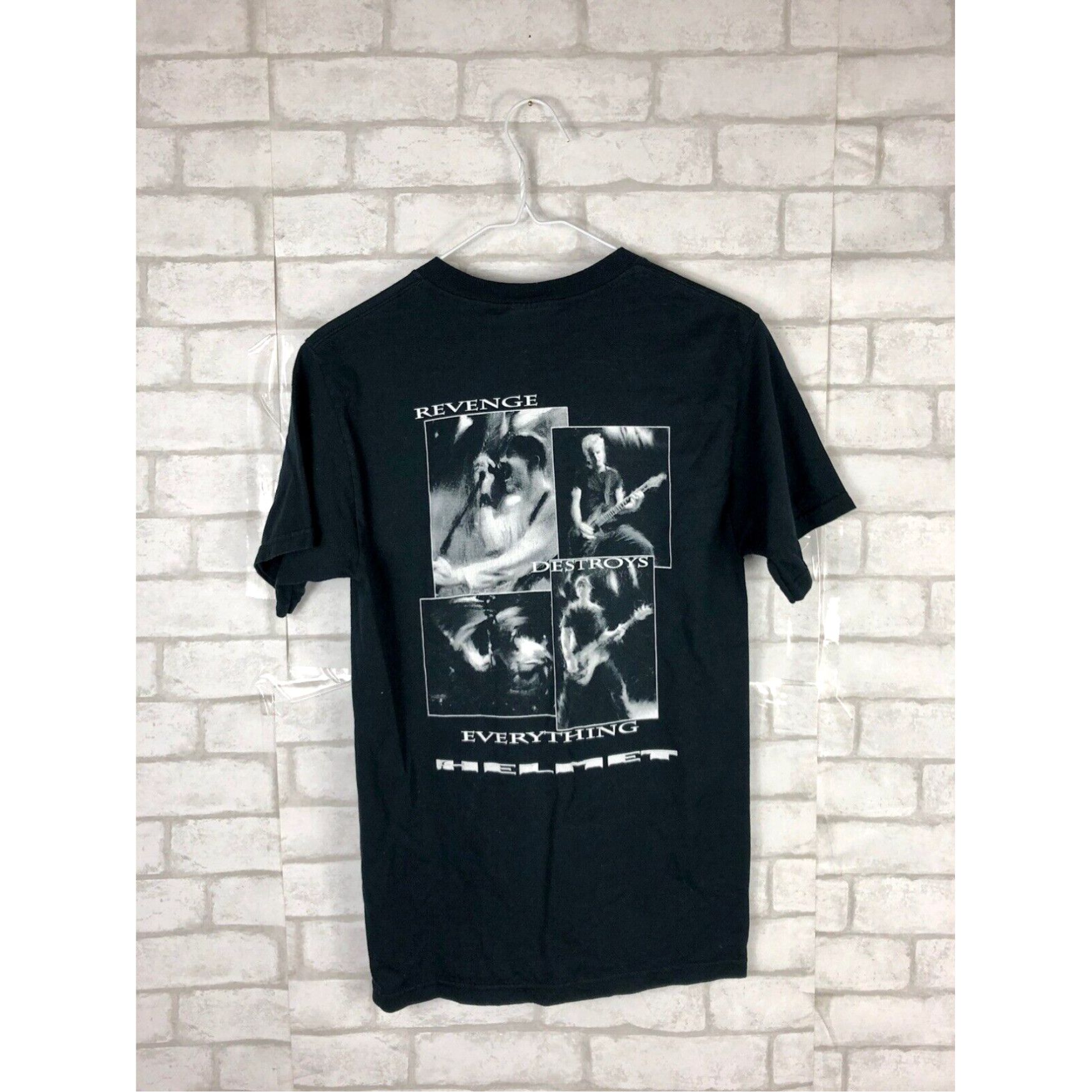 Fruit Of The Loom Vtg Helmet 90s Revenge Destorys everything Tour Metal Band T-Shirts size small Size US S / EU 44-46 / 1 - 4 Thumbnail