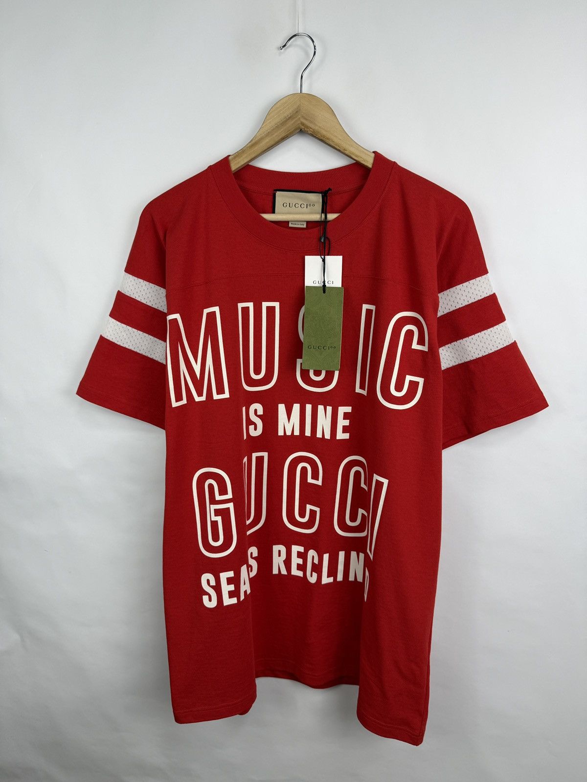 Gucci 🇮🇹 Gucci Gucci Music Is Mine T-Shirt Sony Music Made in Italy Size US L / EU 52-54 / 3 - 3 Thumbnail