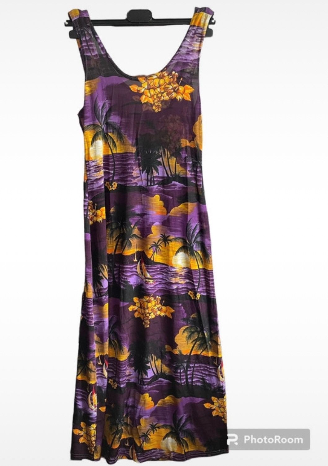 Japanese Brand Avant Garde vintage y2k purple Hawaii AOP dress Size M / US 6-8 / IT 42-44 - 2 Thumbnail