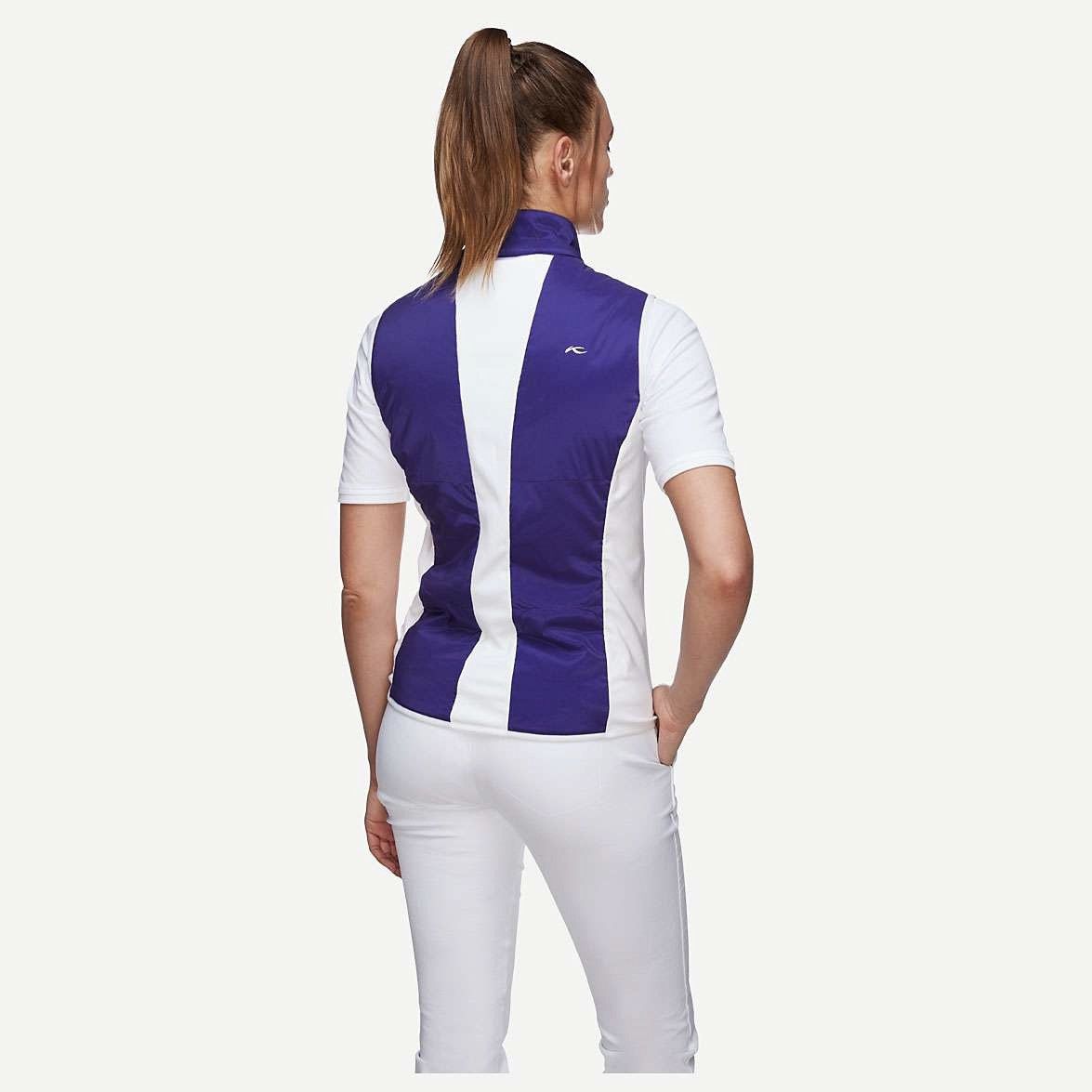 KJUS Kjus Womens Purple White Radiation Zip Gilet Vest RRP $320 Size S / US 4 / IT 40 - 2 Thumbnail
