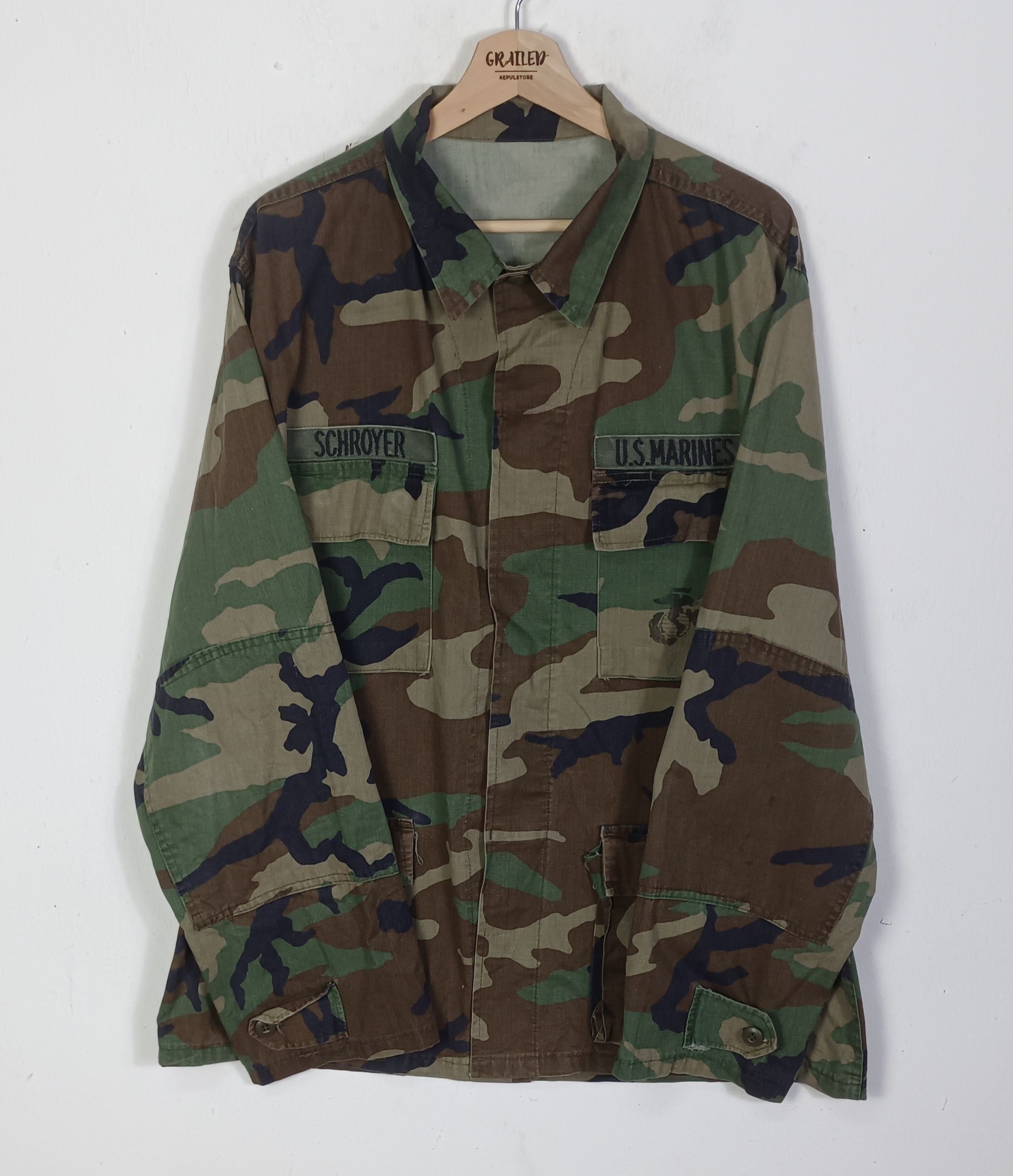 US Marines Military Woodland Camouflage