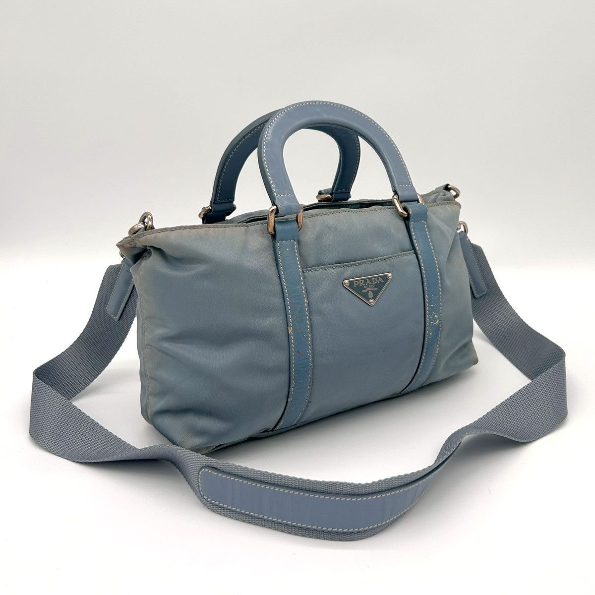 Prada Vintage Prada Handbag w/ Shoulder Strap Size ONE SIZE - 3 Thumbnail