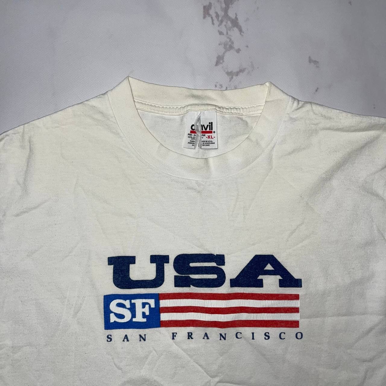 Vintage Vintage 1990s San Francisco USA Souvenir T Shirt /Streetwear Size US XL / EU 56 / 4 - 5 Thumbnail