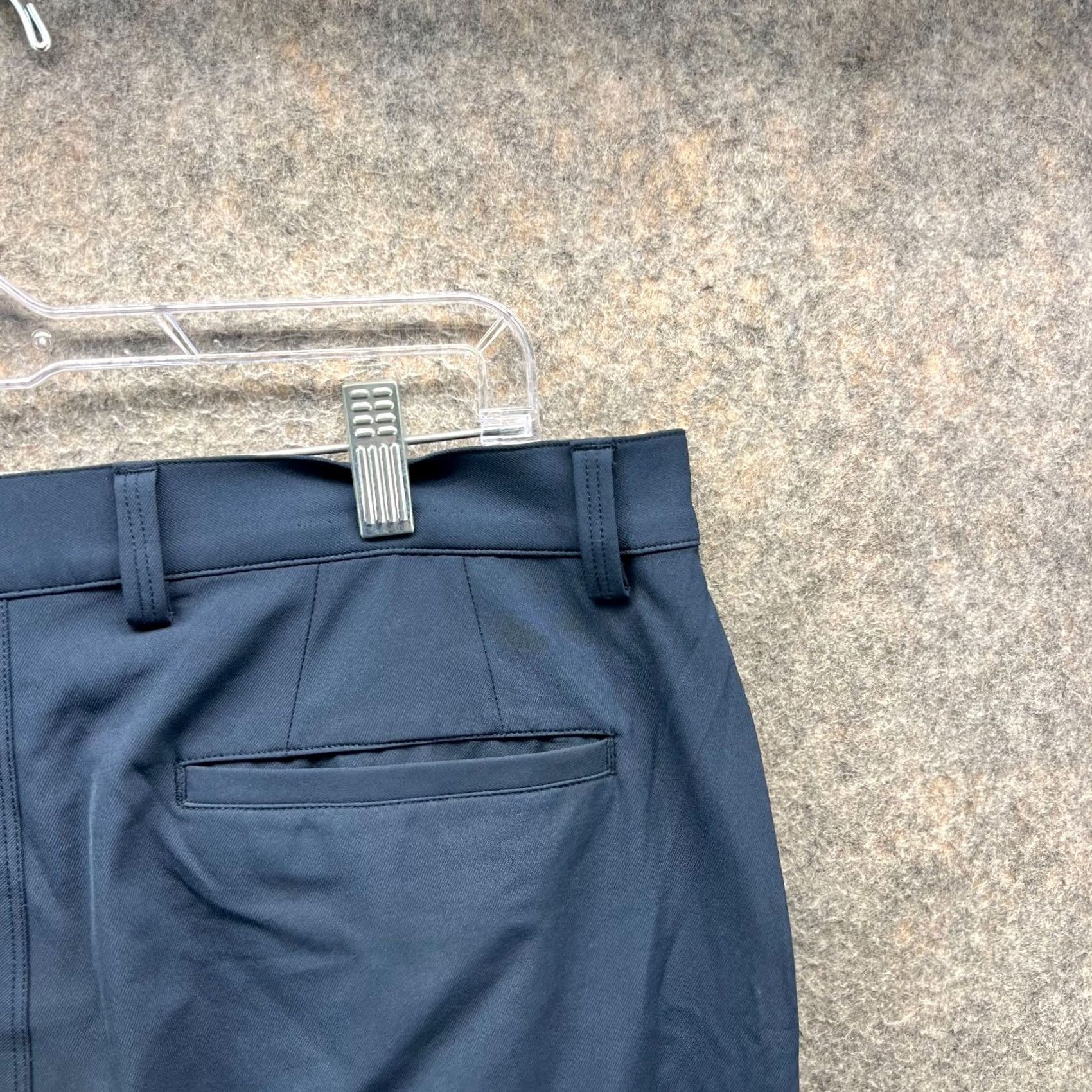 Vintage Greg Norman Dress Pants Mens 32x30 Blue Flat Front Button Pockets Straight Regular Dress Pants Men Blue 32 Regular Mens Size US 32 / EU 48 - 4 Thumbnail